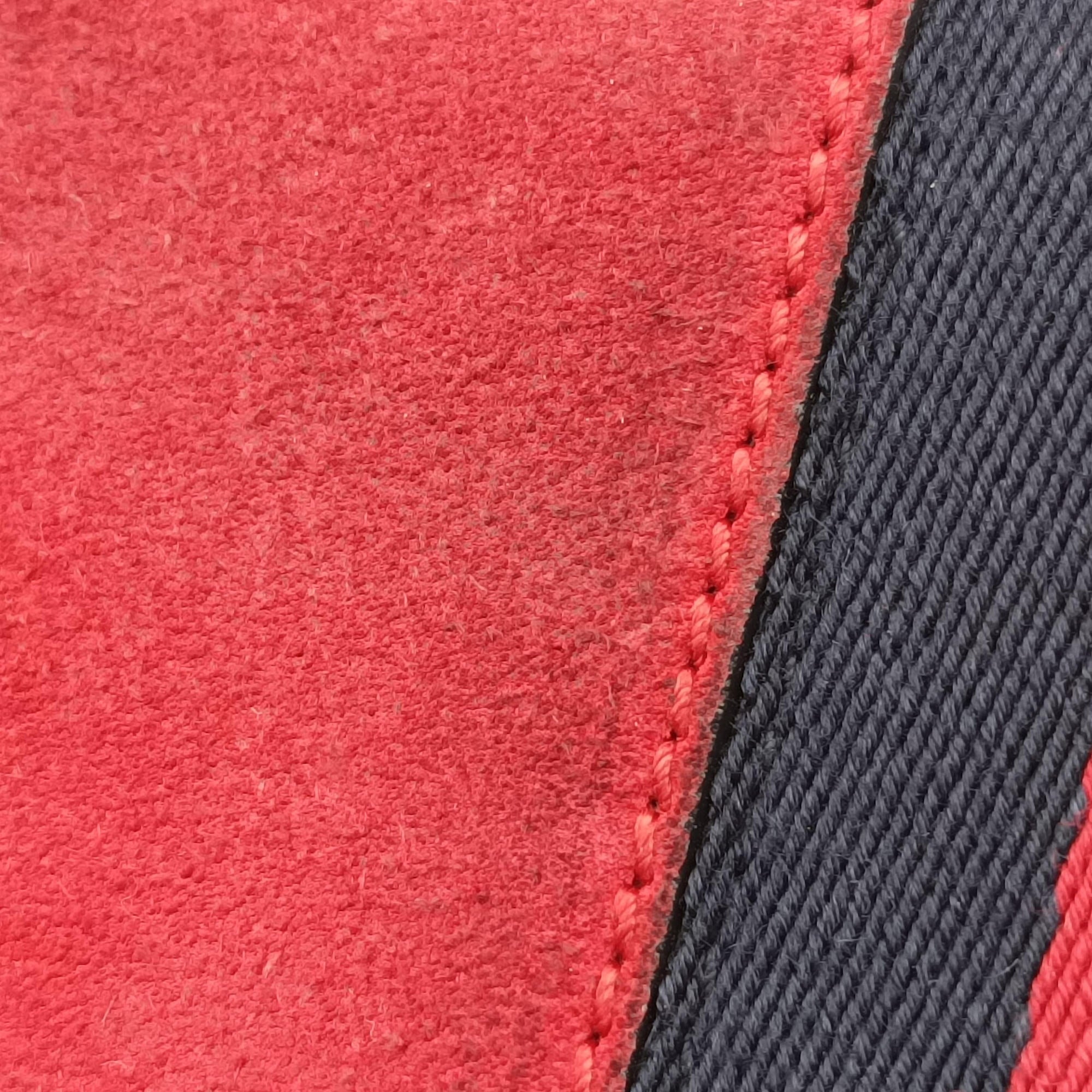 Vintage Gucci Ophidia Red×Black Suede×leather 503877 shoulderbag | stylenewstar