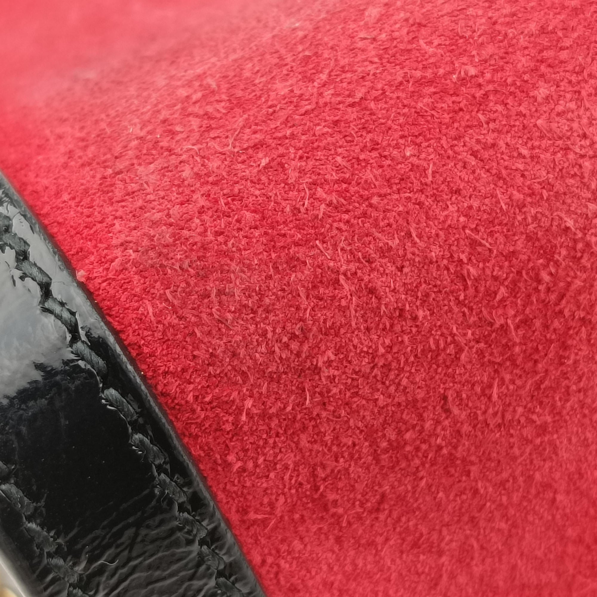 Vintage Gucci Ophidia Red×Black Suede×leather 503877 shoulderbag | stylenewstar