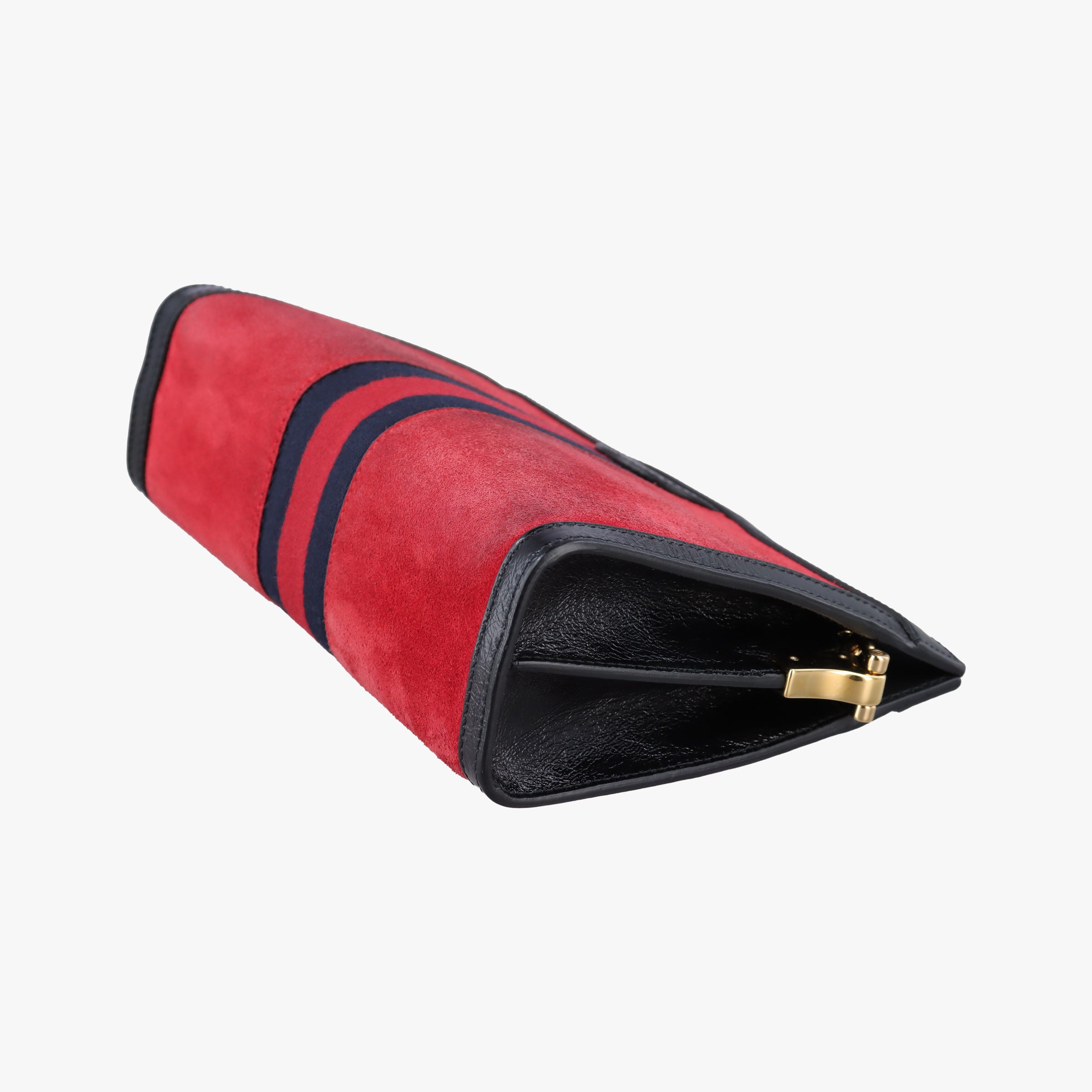 Vintage Gucci Ophidia Red×Black Suede×leather 503877 shoulderbag | stylenewstar