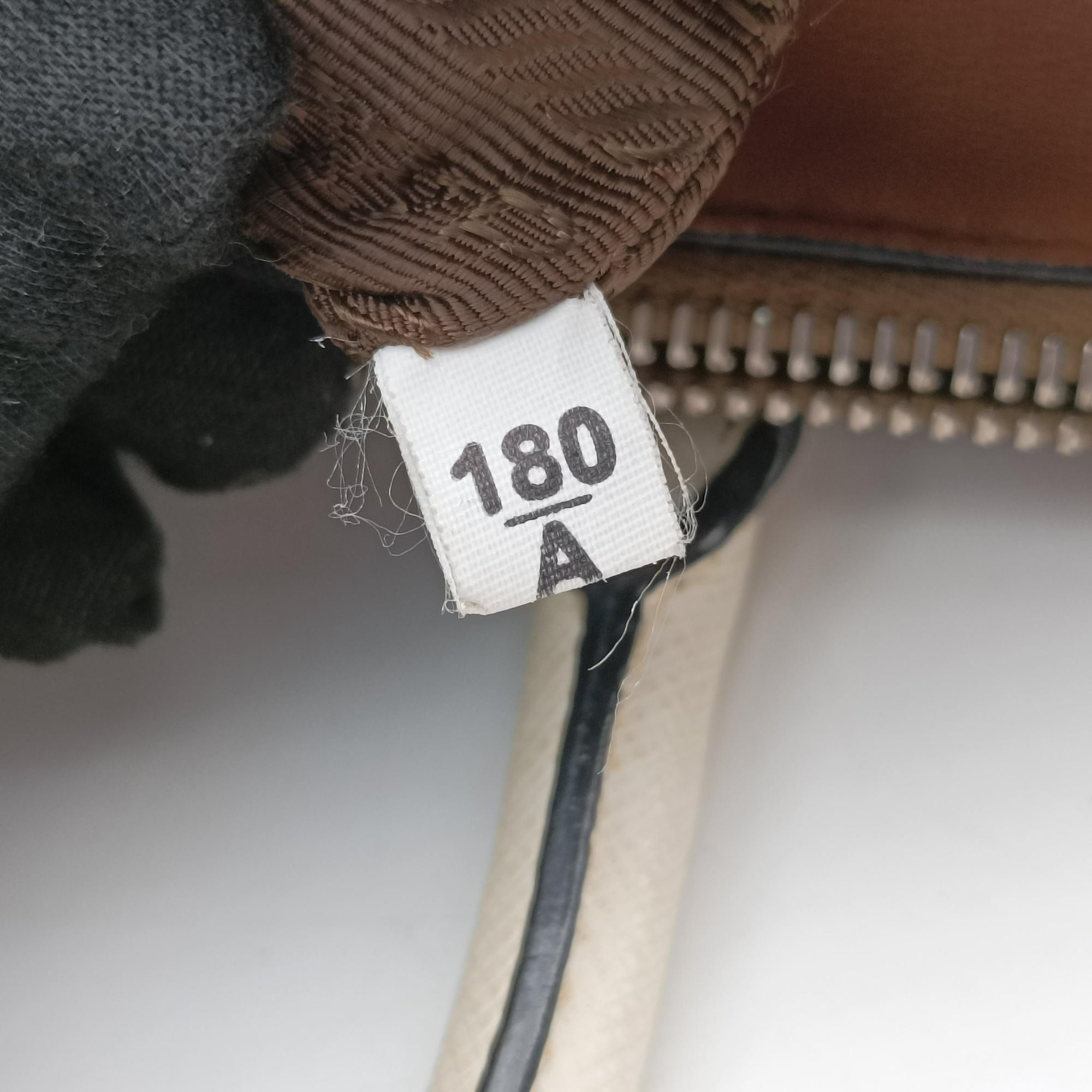 Pre-owned Prada Galleria Brown × Black × White Leather  shoulderbag | stylenewstar
