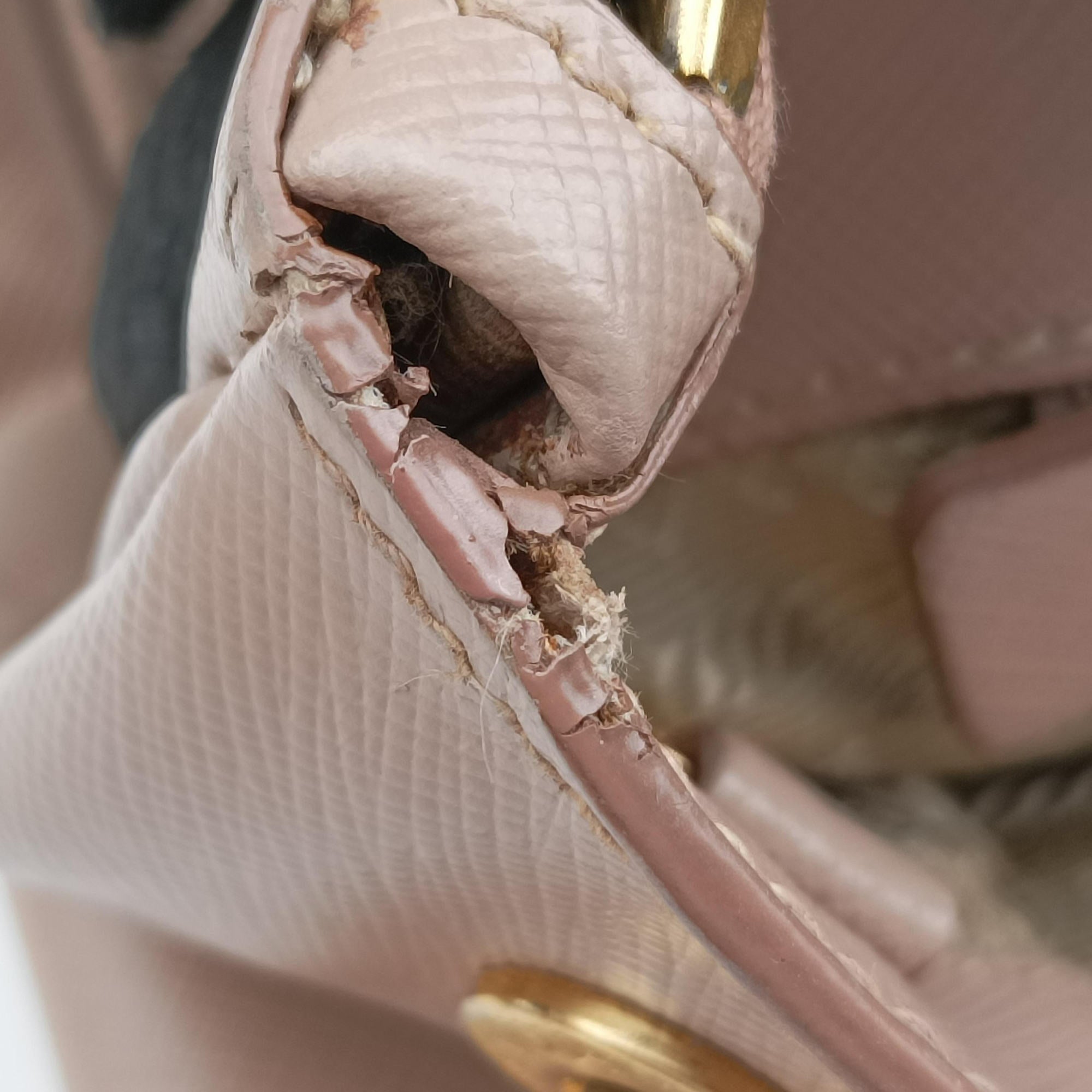 Pre-owned Prada Galleria Pink SAFFIANO Leather BN2274 handbag | stylenewstar