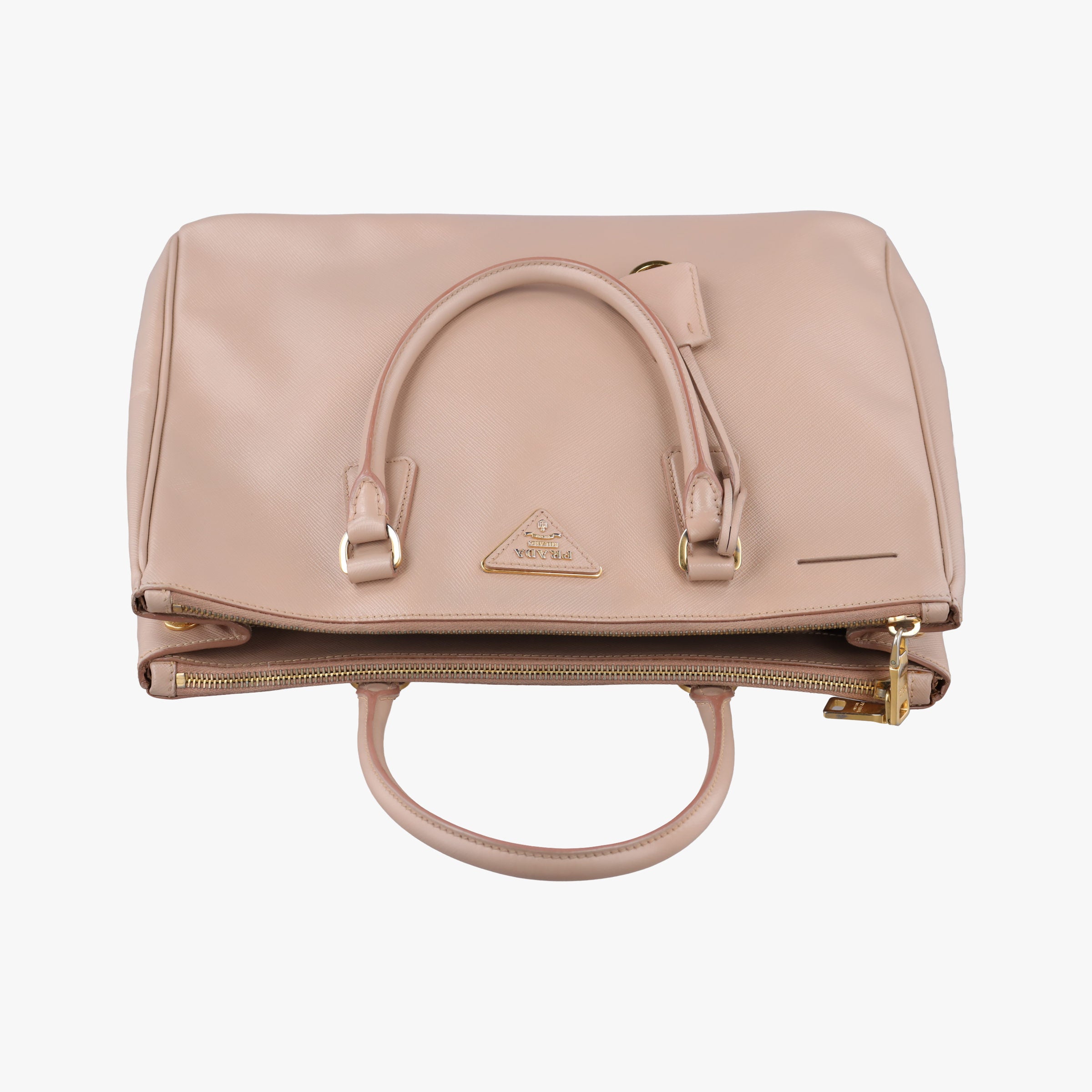 Pre-owned Prada Galleria Pink SAFFIANO Leather BN2274 handbag | stylenewstar