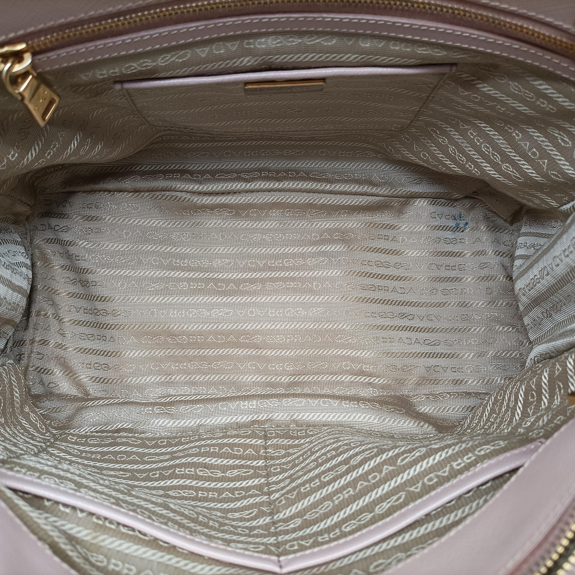 Pre-owned Prada Galleria Pink SAFFIANO Leather BN2274 handbag | stylenewstar