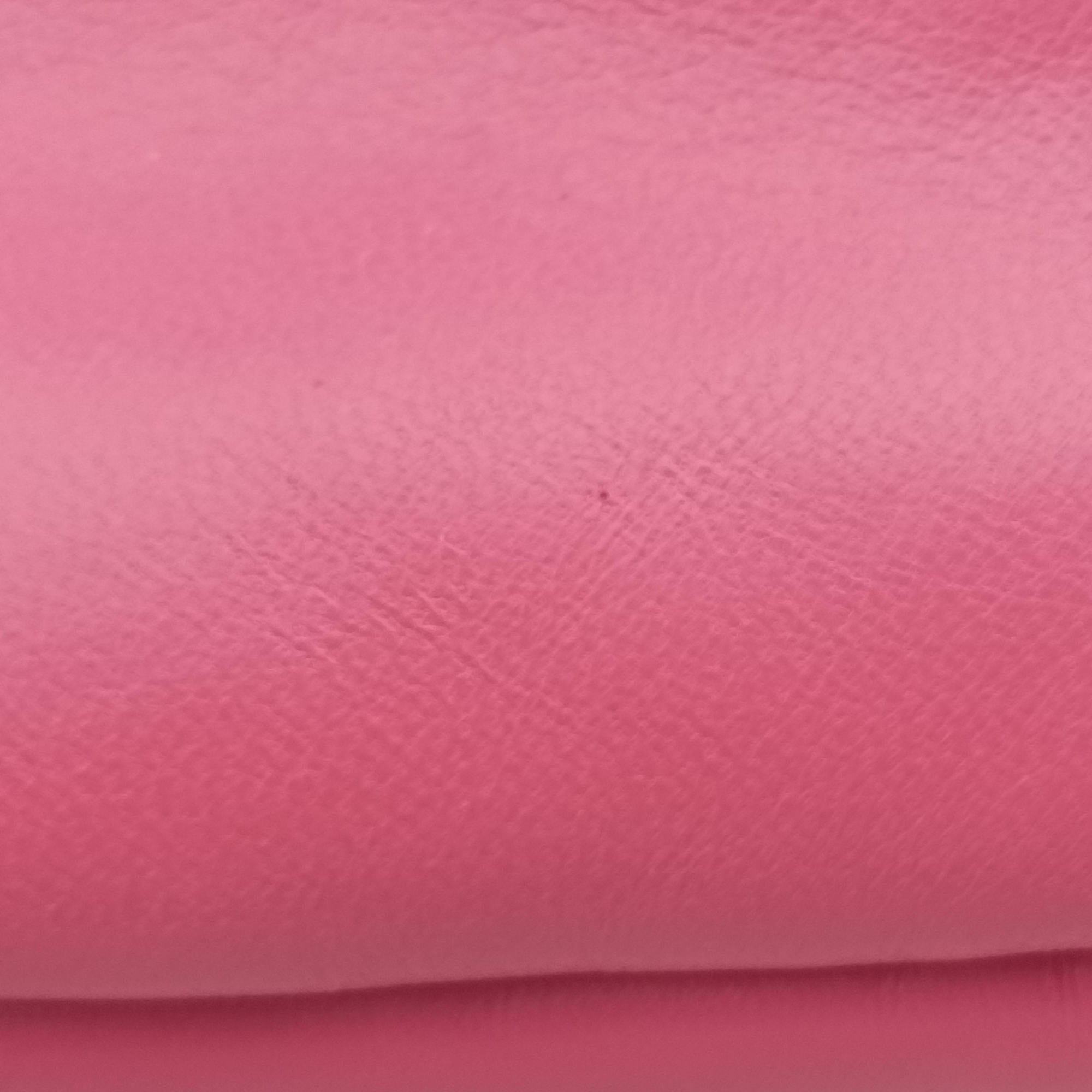 Pre-owned Prada Triangle mini Pink Leather 1NR015 shoulderbag | stylenewstar