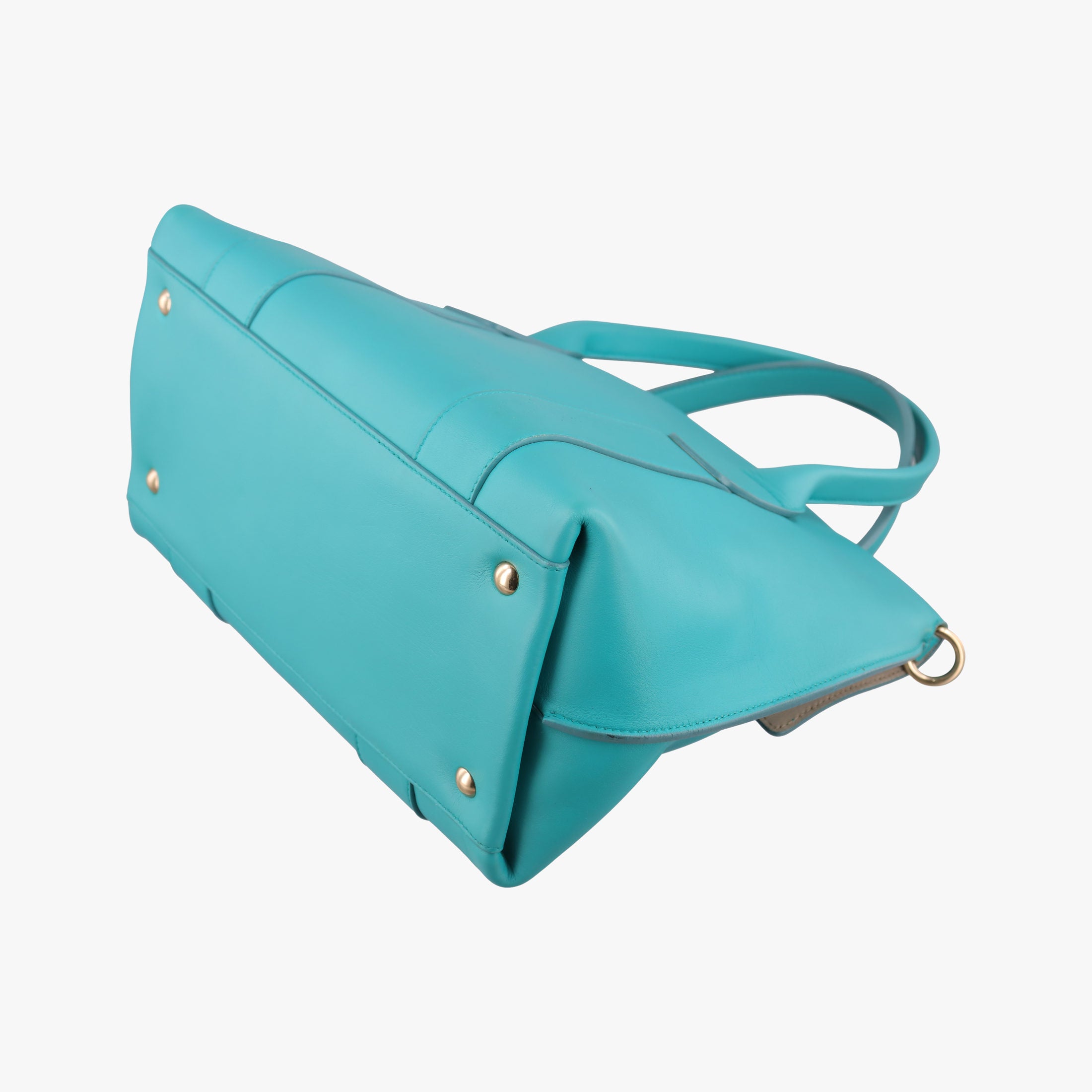 Pre-owned Ferragamo Sookie Blue Leather  shoulderbag | stylenewstar