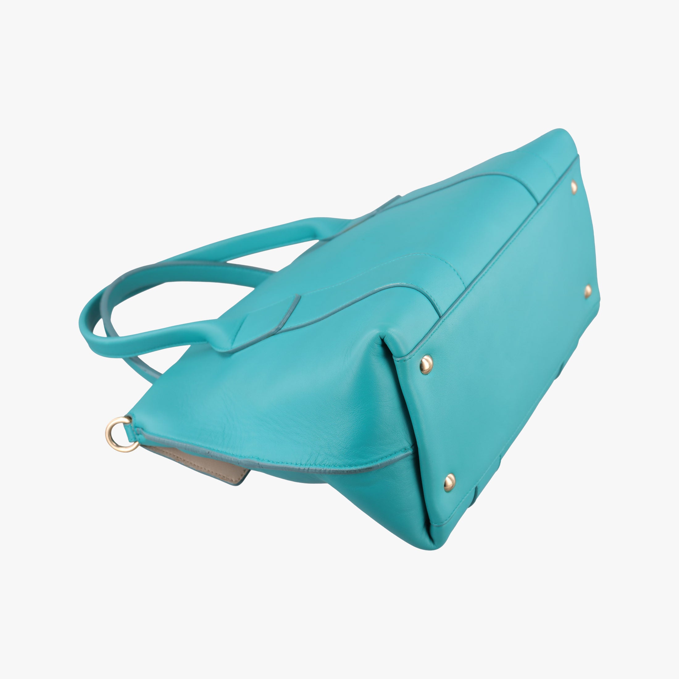 Pre-owned Ferragamo Sookie Blue Leather  shoulderbag | stylenewstar