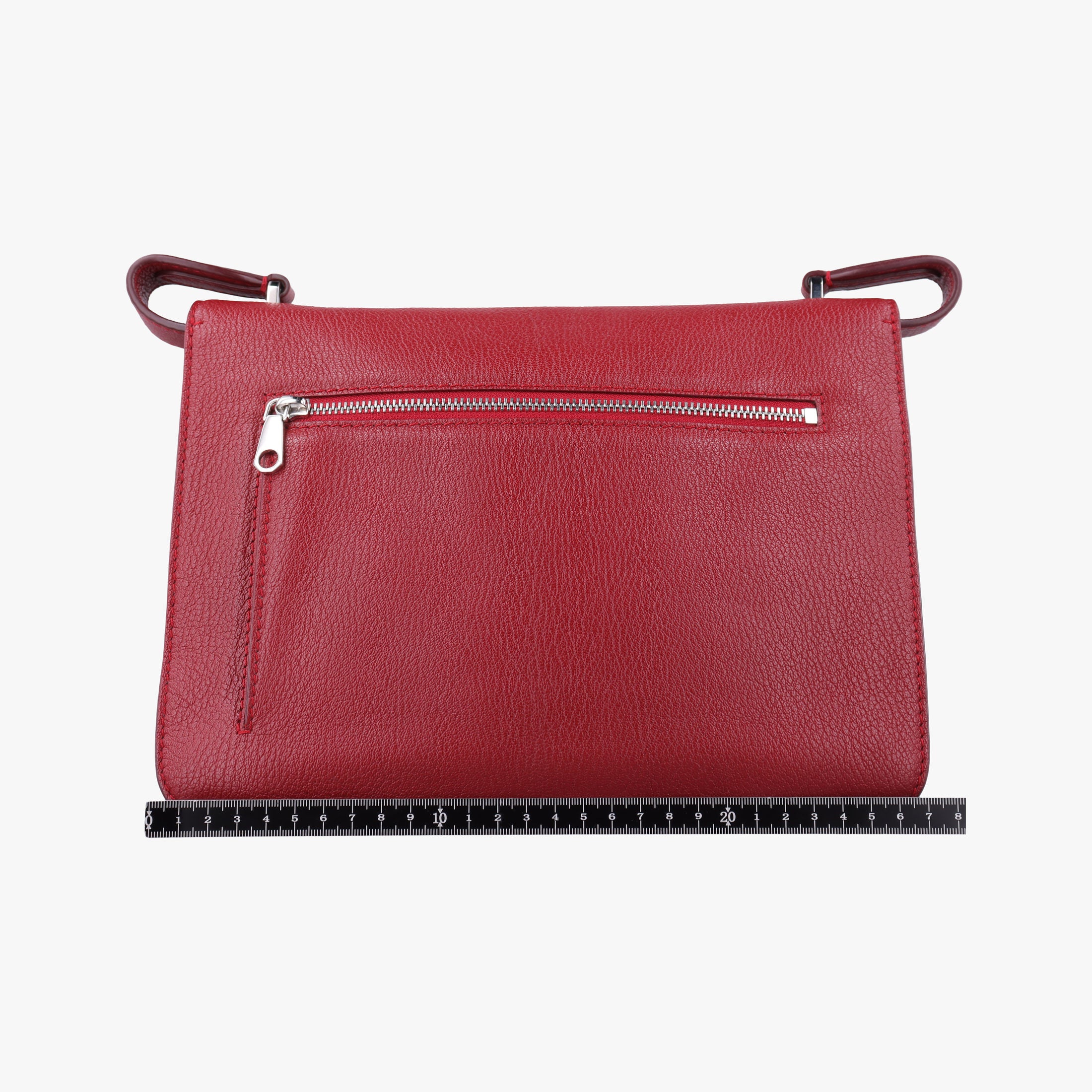 Pre-owned Burberry TB logo Red Leather  shoulderbag | stylenewstar