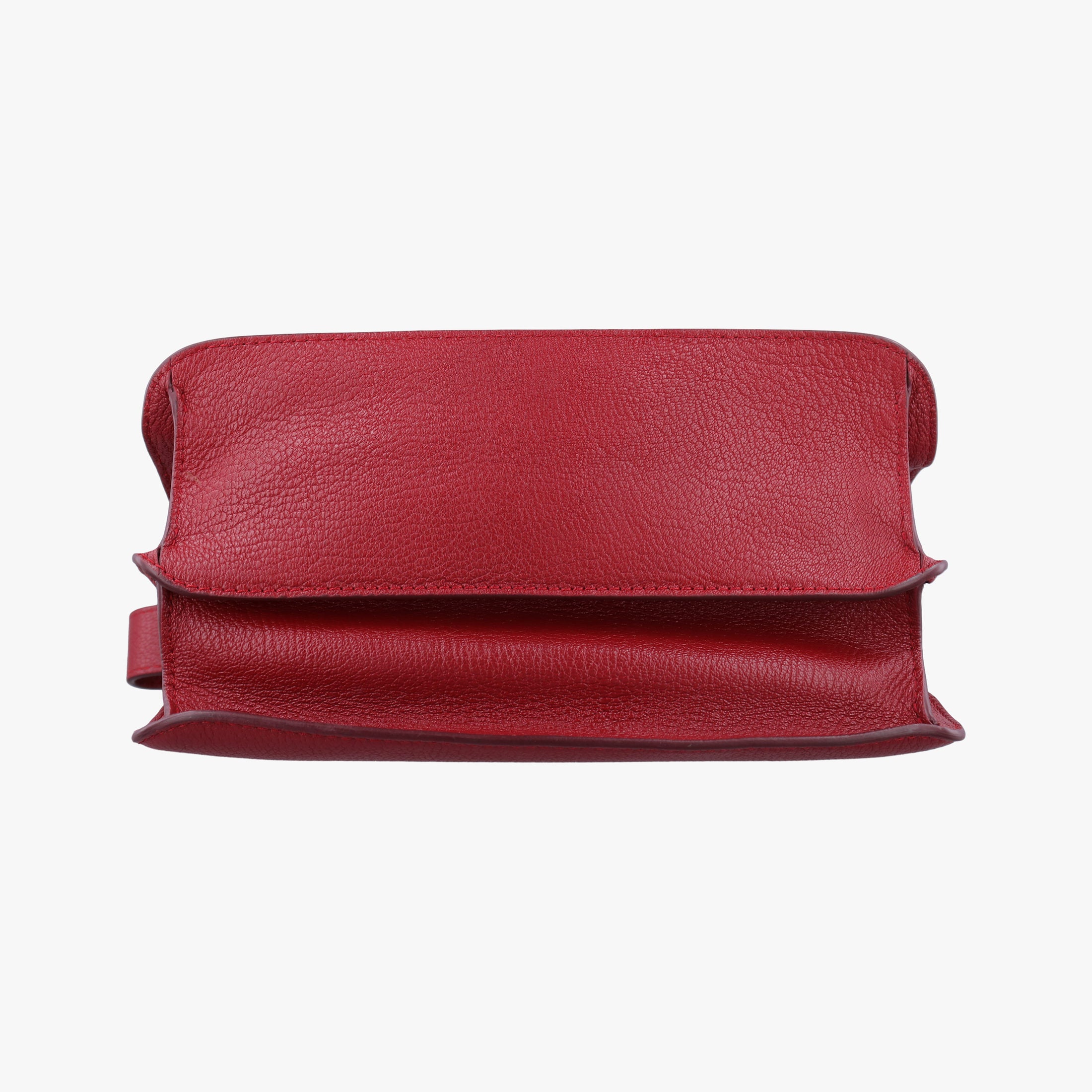 Pre-owned Burberry TB logo Red Leather  shoulderbag | stylenewstar