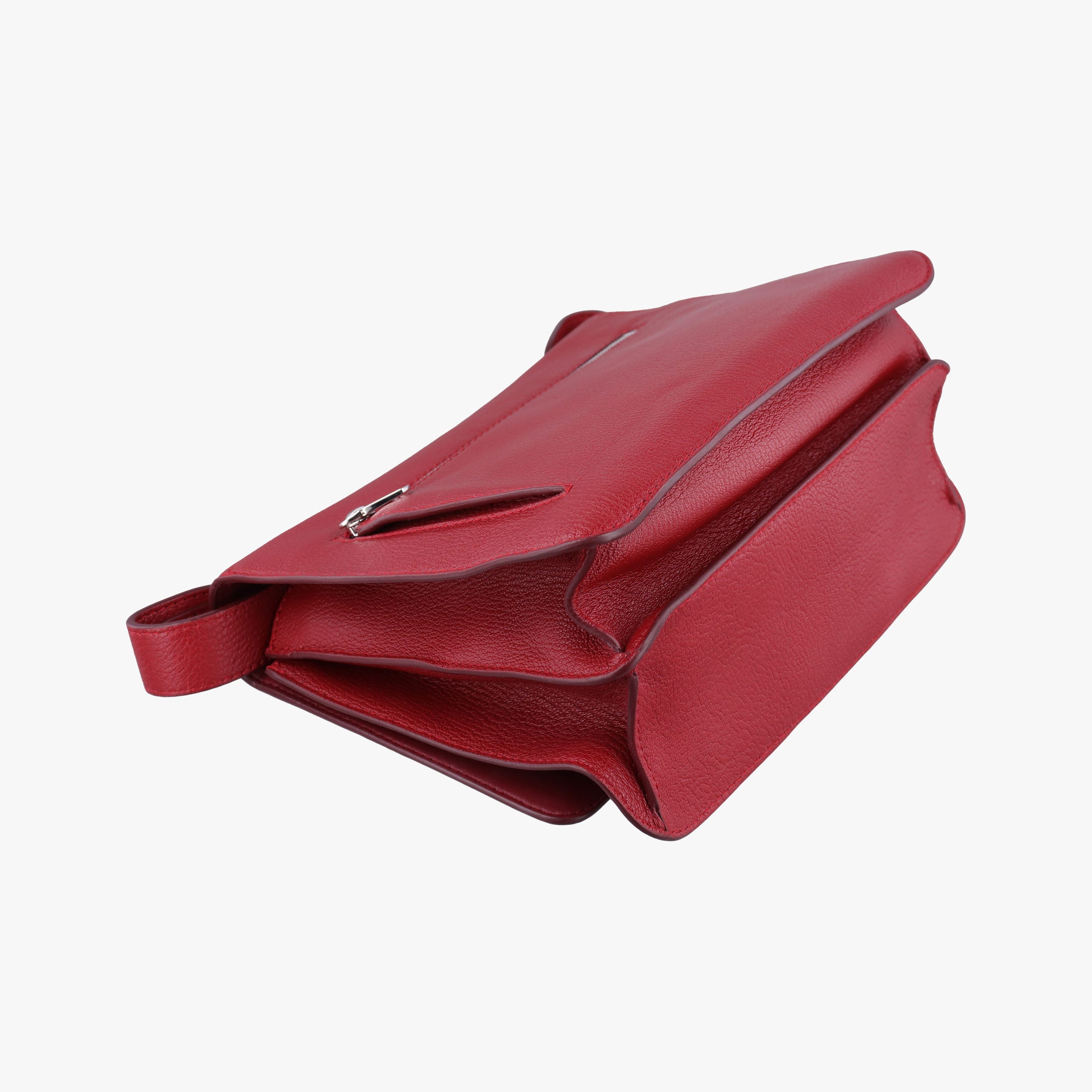 Pre-owned Burberry TB logo Red Leather  shoulderbag | stylenewstar