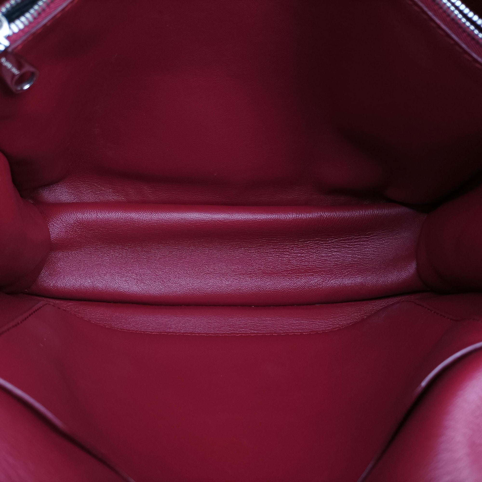 Pre-owned Burberry TB logo Red Leather  shoulderbag | stylenewstar