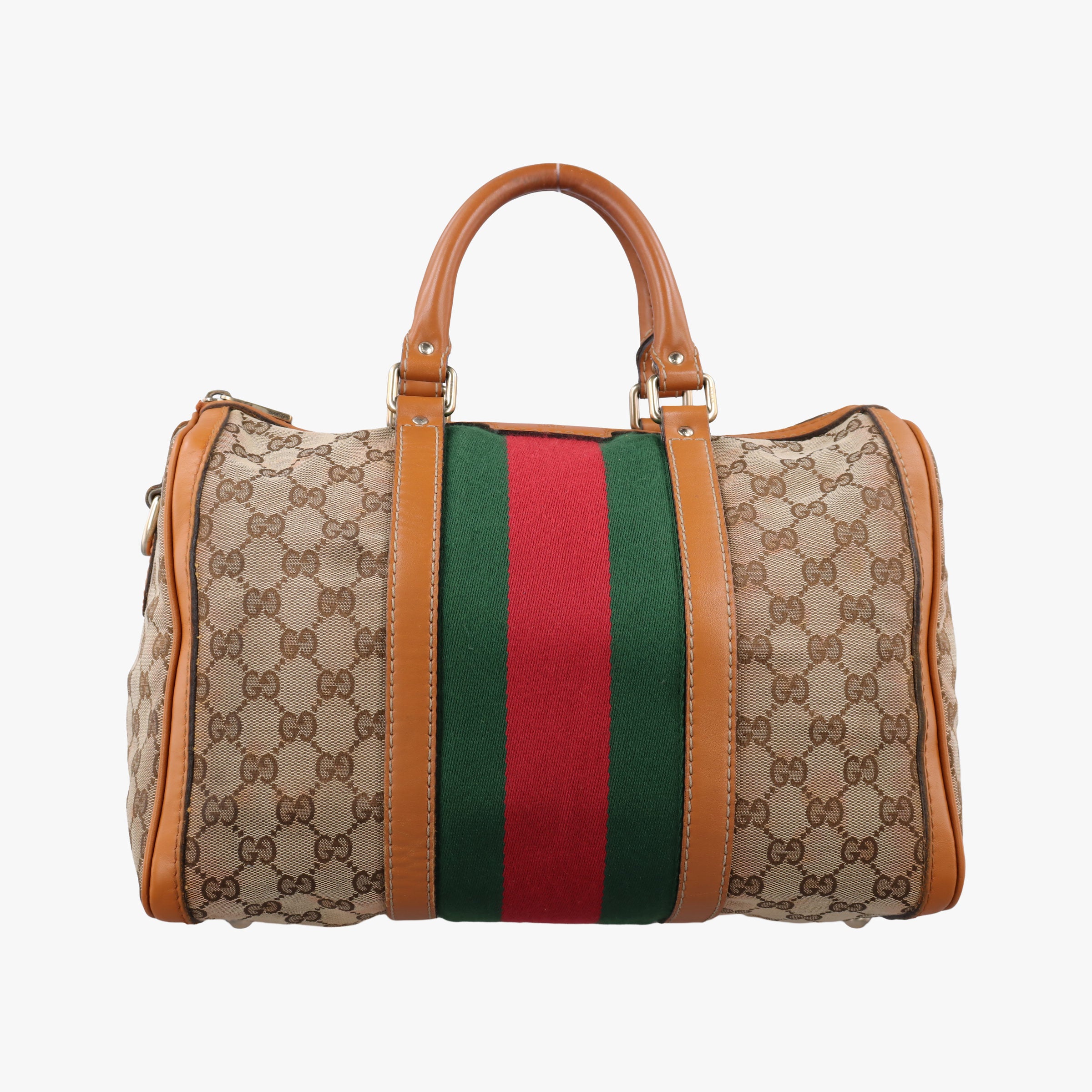 Pre-owned Gucci Sherry Line Multicolour canvas×leather 247205 handbag | stylenewstar