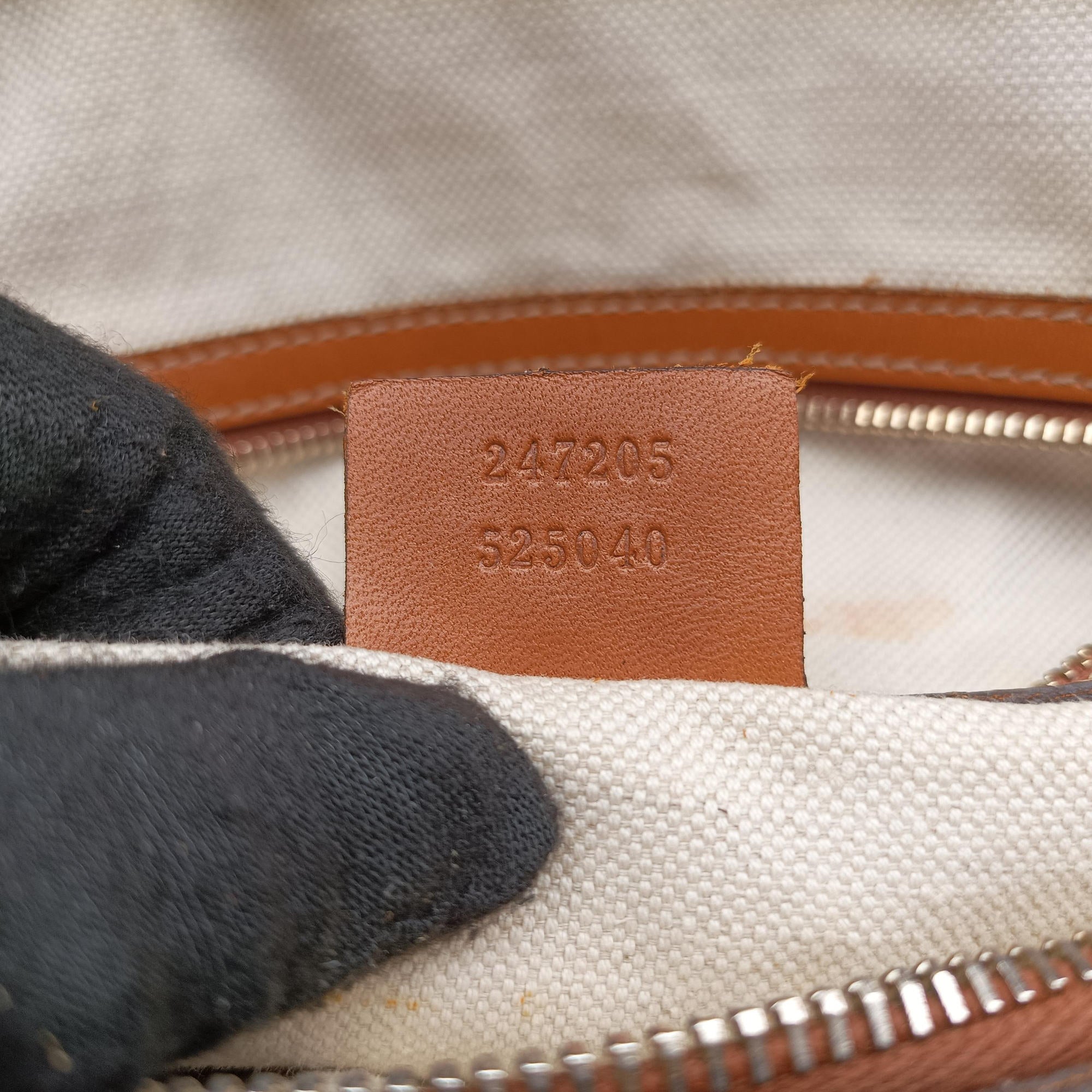Pre-owned Gucci Sherry Line Multicolour canvas×leather 247205 handbag | stylenewstar