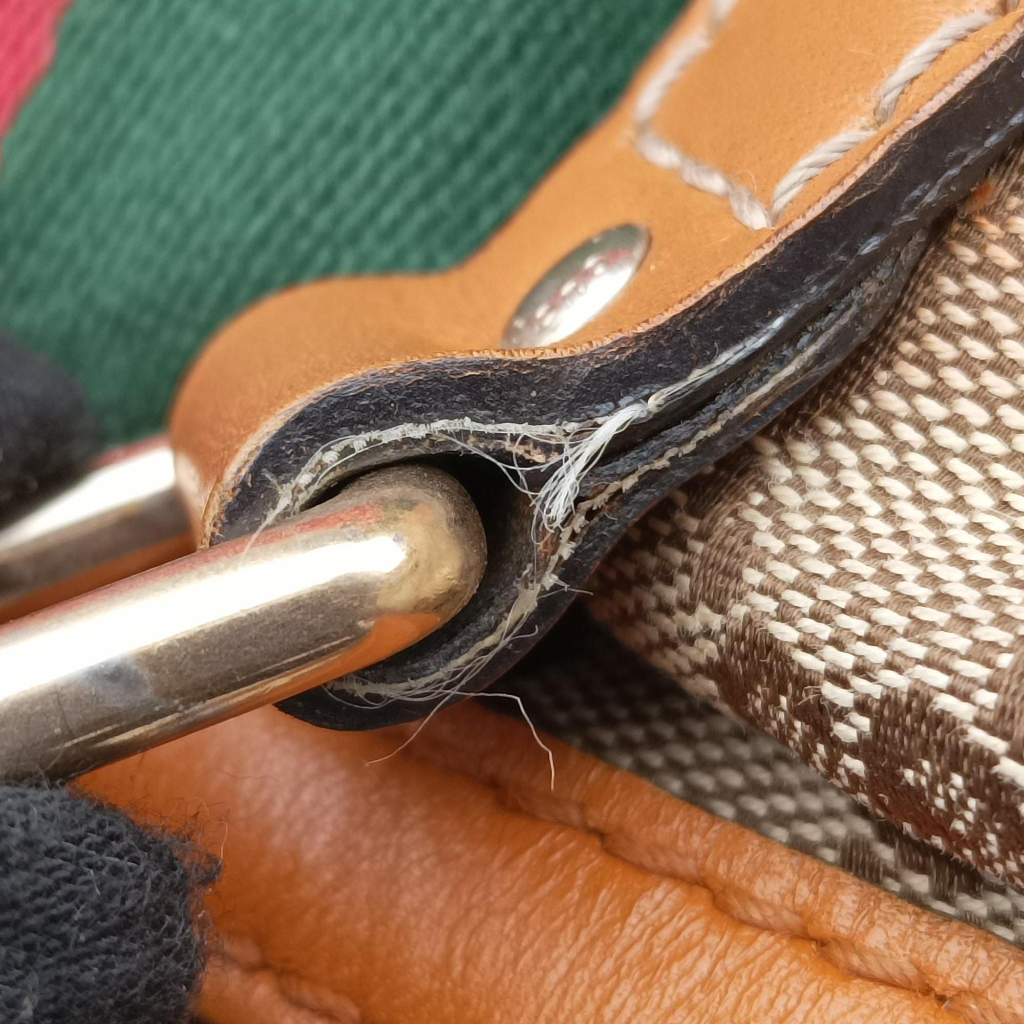 Pre-owned Gucci Sherry Line Multicolour canvas×leather 247205 handbag | stylenewstar