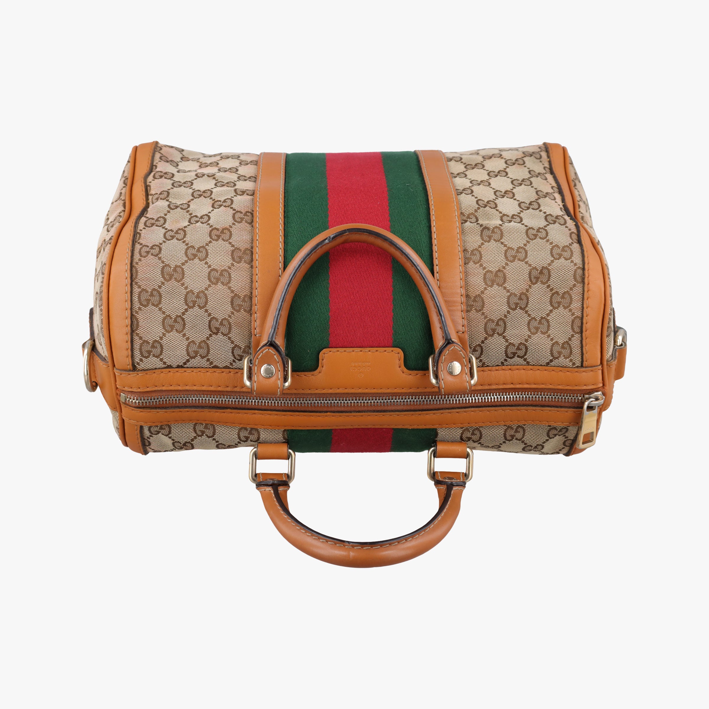 Pre-owned Gucci Sherry Line Multicolour canvas×leather 247205 handbag | stylenewstar