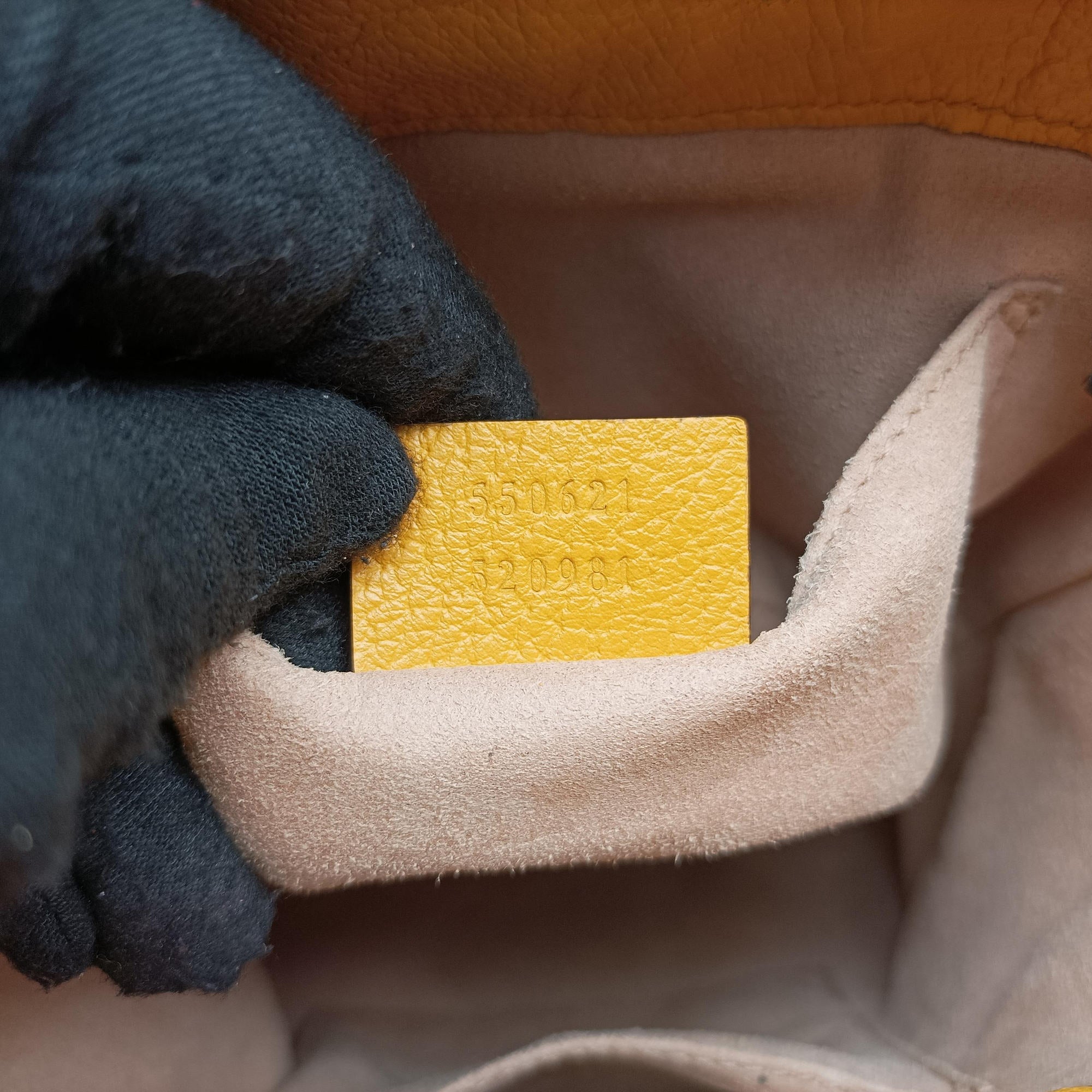 Secondhand Gucci Ophidia Yellow × Beige × Multicolor PVC coated canvas×Leather 550621 shoulderbag | stylenewstar