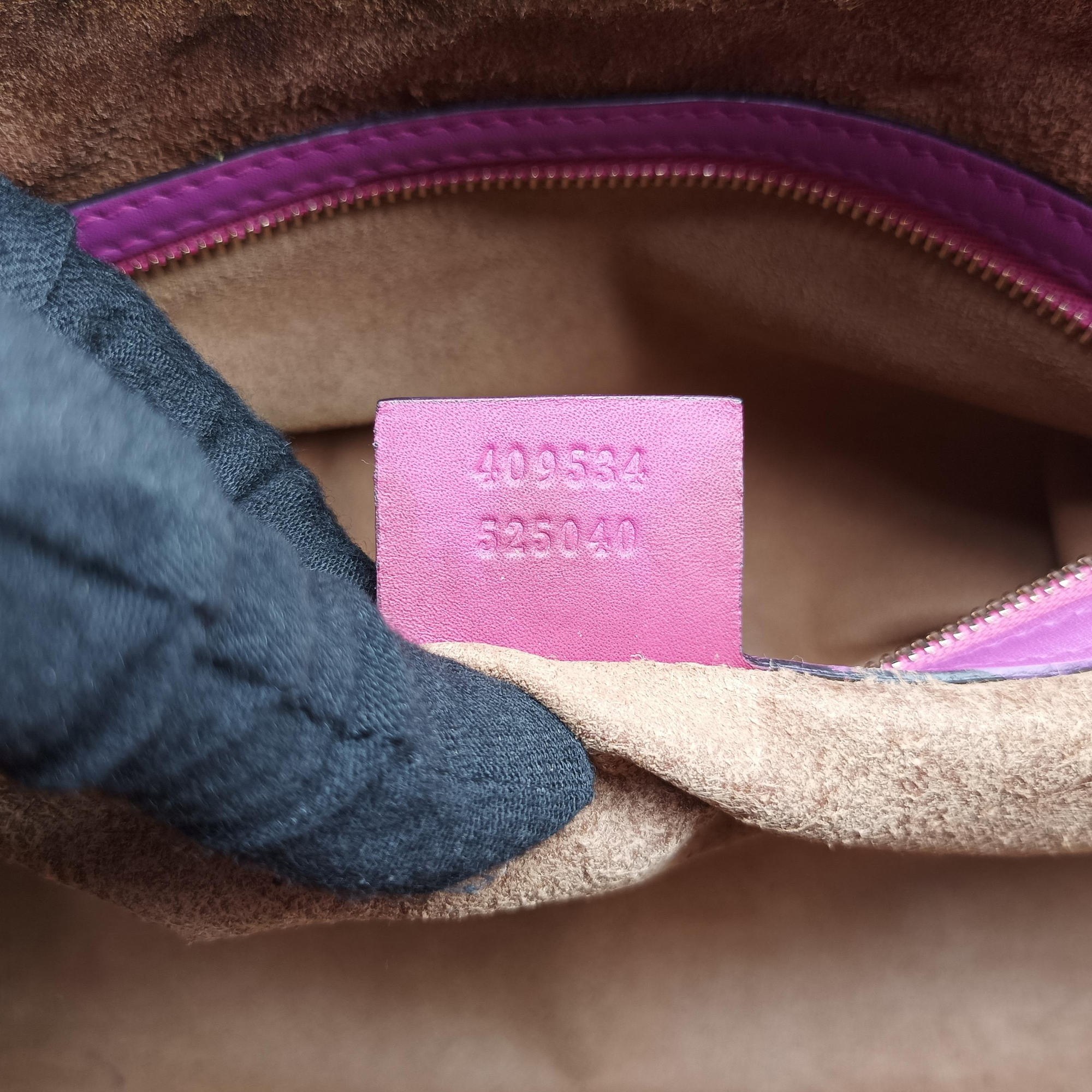 Pre-owned Gucci GG SUPREME Beige×Pink×Red PVC coated canvas×Leather 409534 handbag | stylenewstar