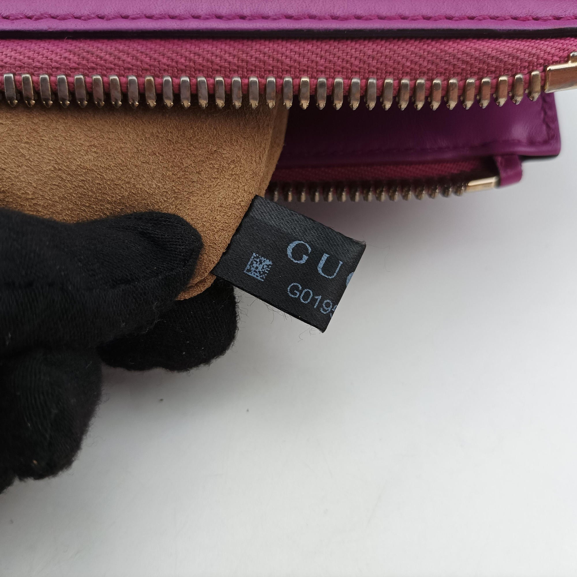 Pre-owned Gucci GG SUPREME Beige×Pink×Red PVC coated canvas×Leather 409534 handbag | stylenewstar