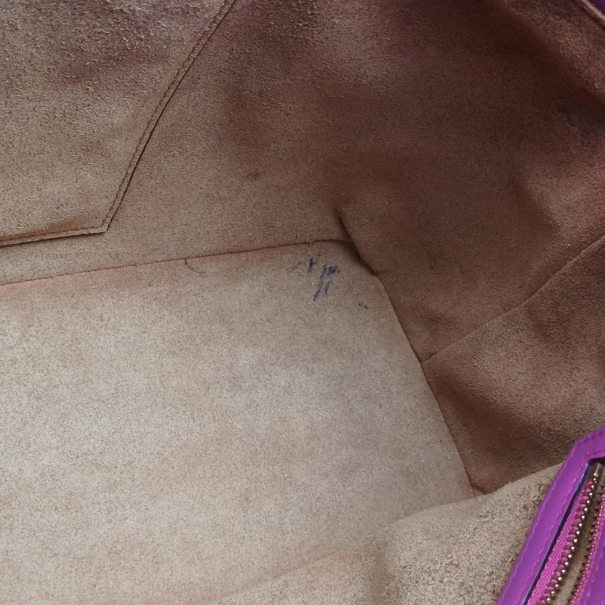 Pre-owned Gucci GG SUPREME Beige×Pink×Red PVC coated canvas×Leather 409534 handbag | stylenewstar