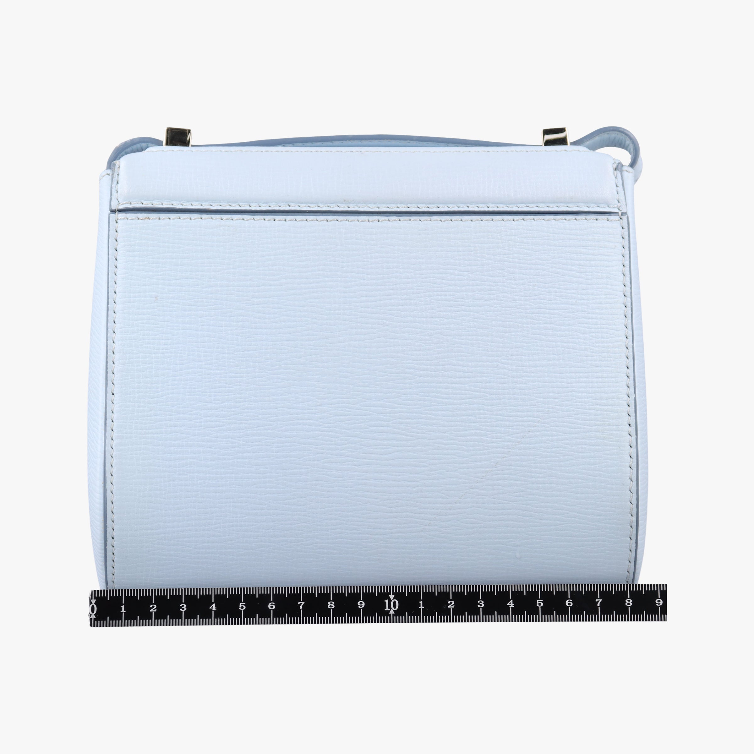 Pre-owned Givenchy Pandora Box Blue leather  shoulderbag | stylenewstar