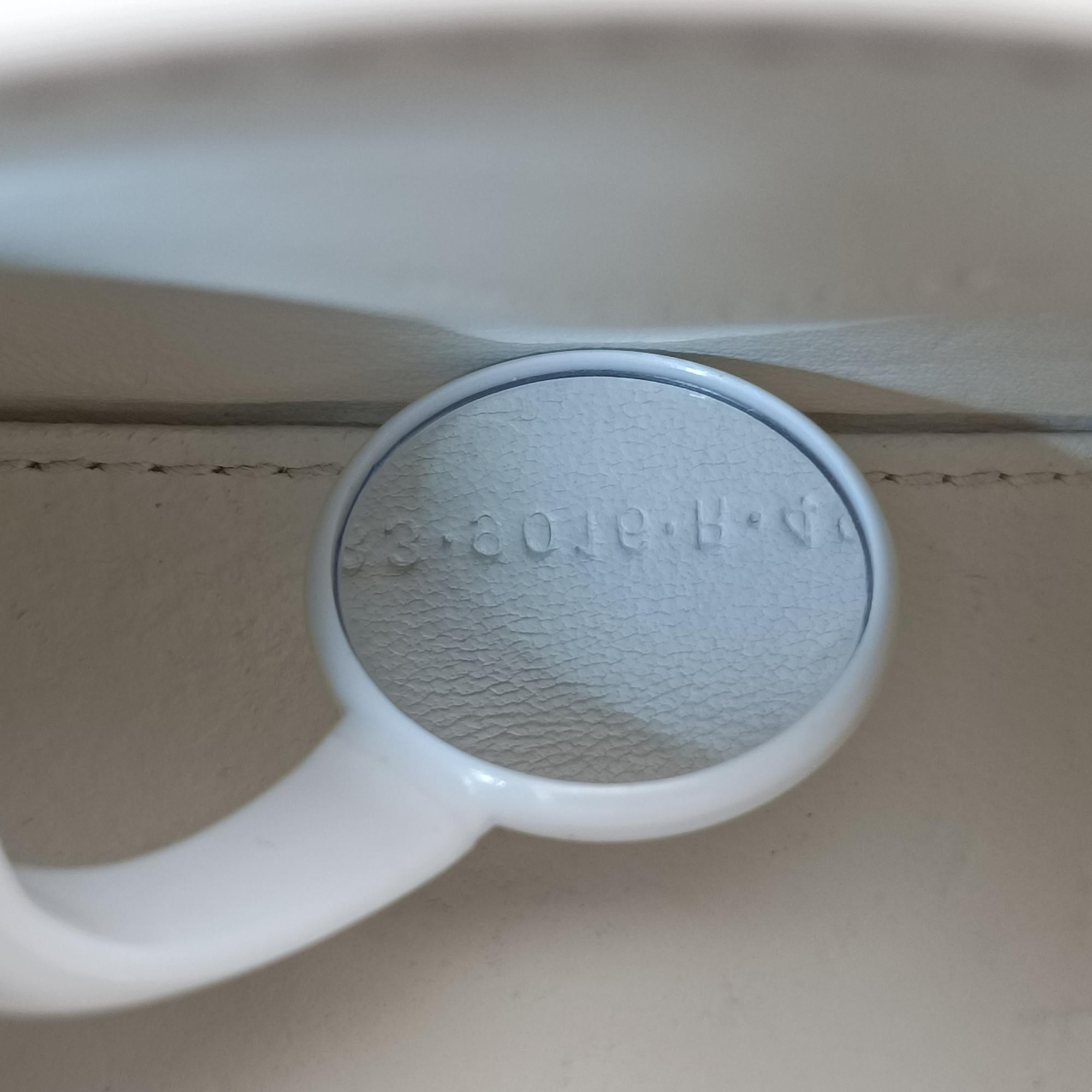 Pre-owned Balenciaga Hourglass mini White leather  shoulderbag | stylenewstar