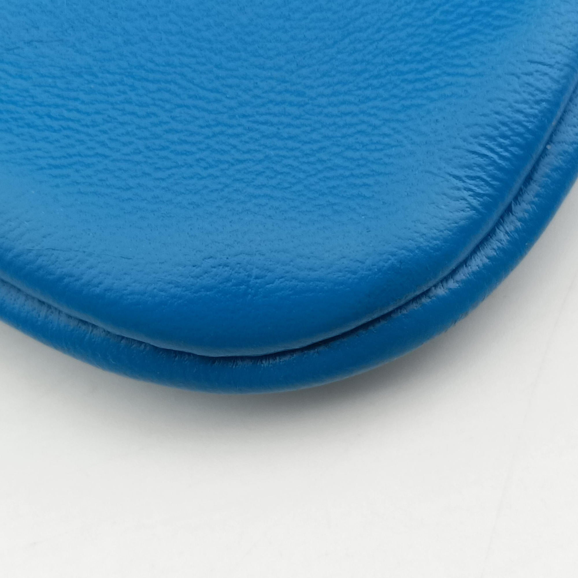 Vintage Hermes Sac Aline mini Blue lambskin  shoulderbag | stylenewstar