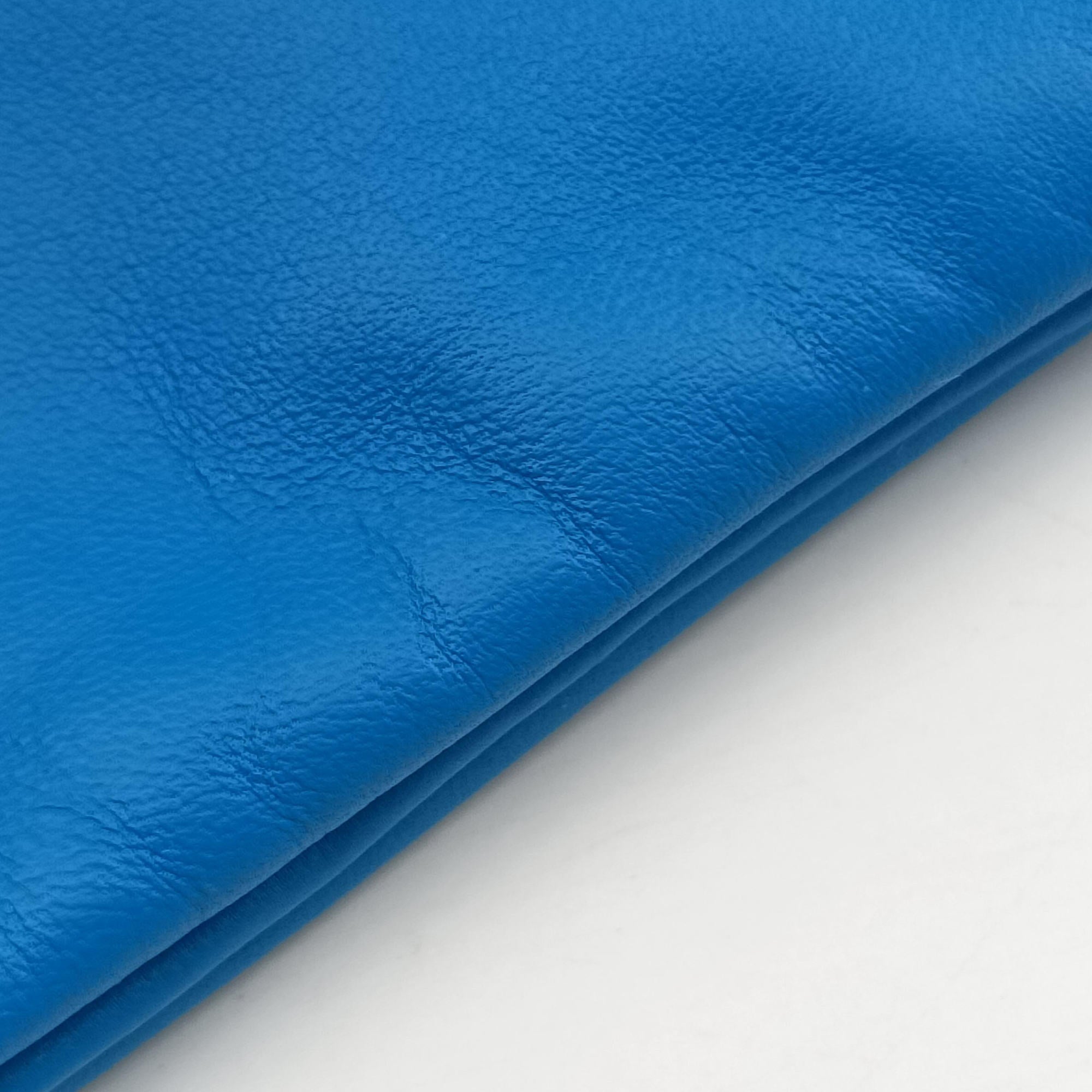 Vintage Hermes Sac Aline mini Blue lambskin  shoulderbag | stylenewstar
