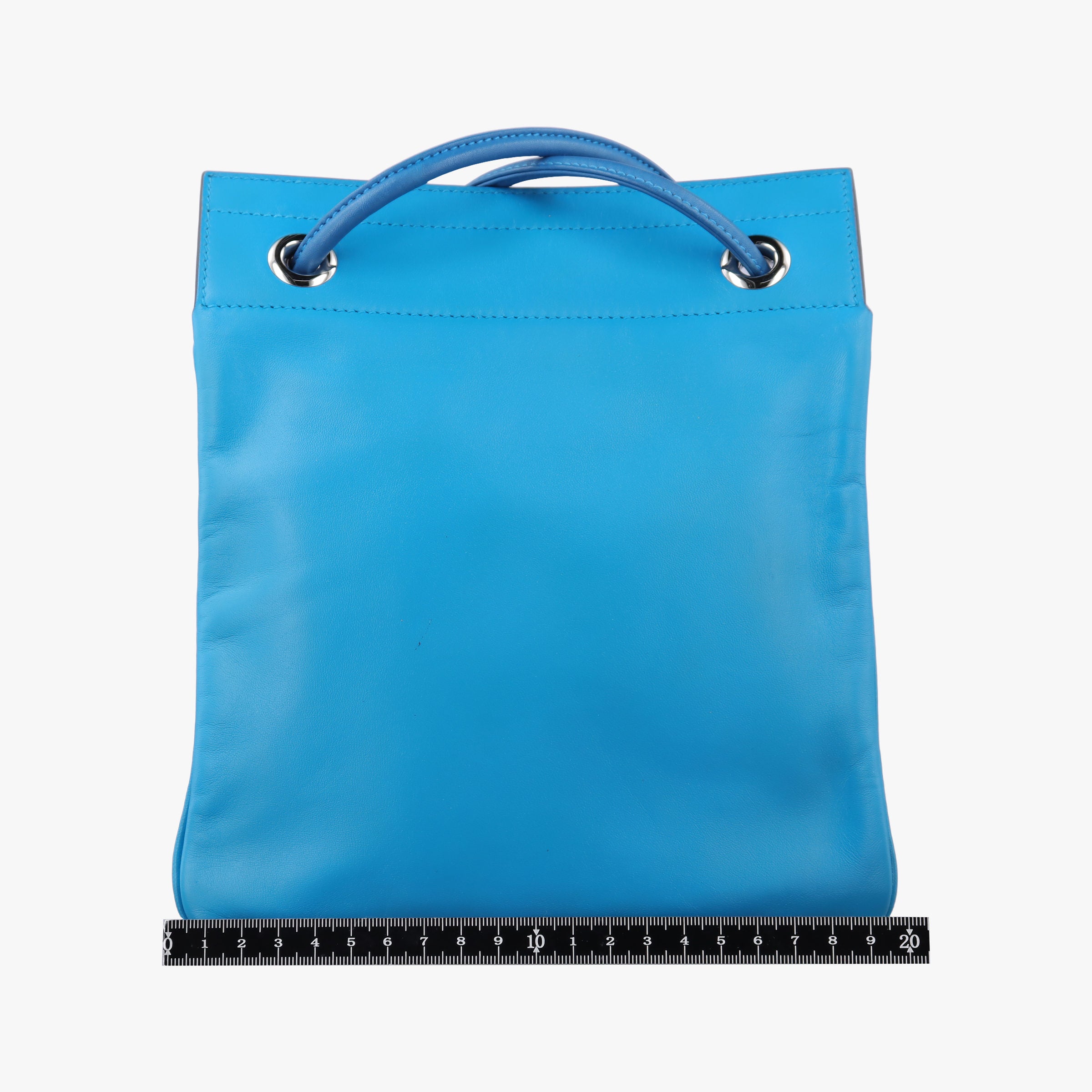 Vintage Hermes Sac Aline mini Blue lambskin  shoulderbag | stylenewstar