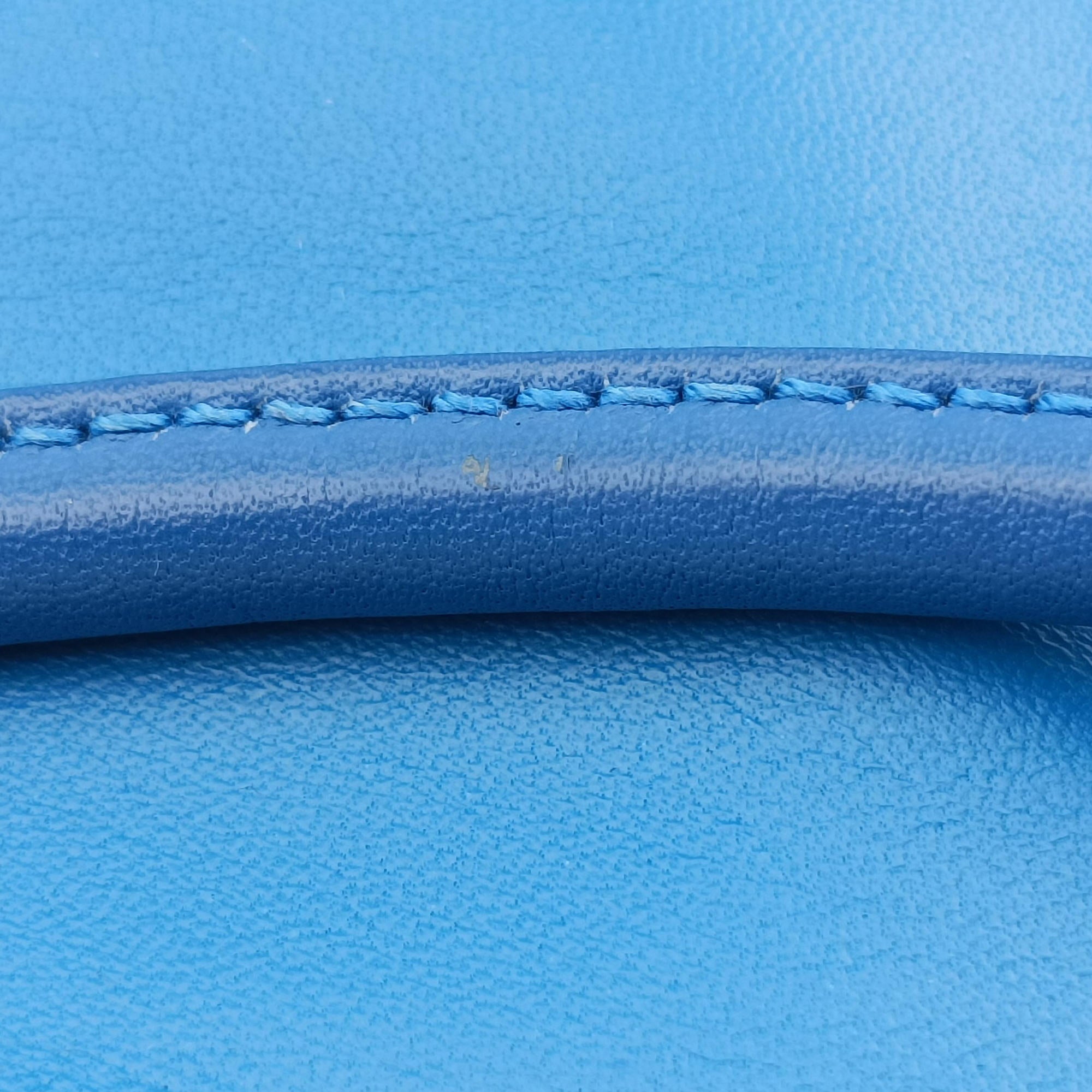 Vintage Hermes Sac Aline mini Blue lambskin  shoulderbag | stylenewstar