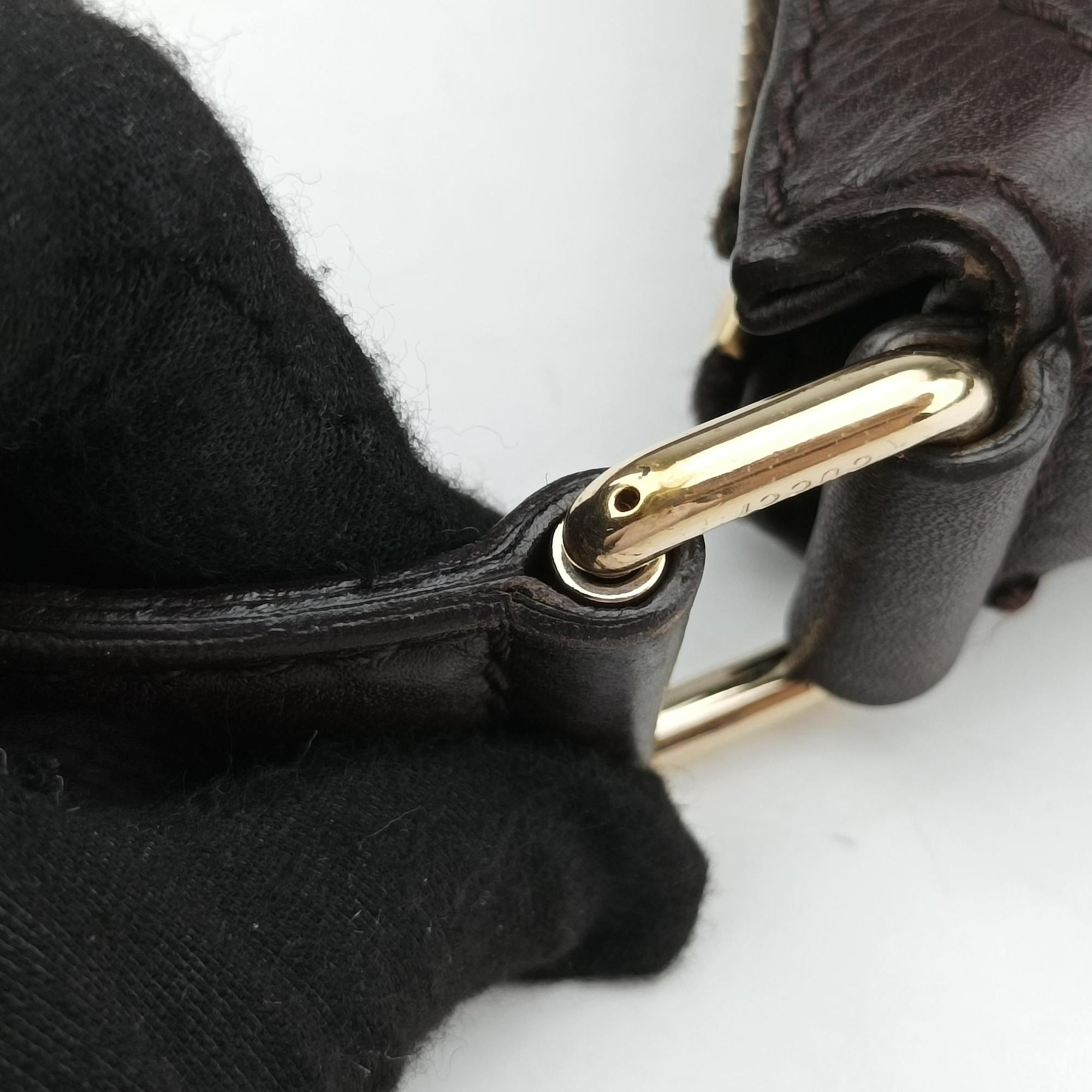 Secondhand Gucci Horsebit Hobo Brown leather 247602 shoulderbag | stylenewstar