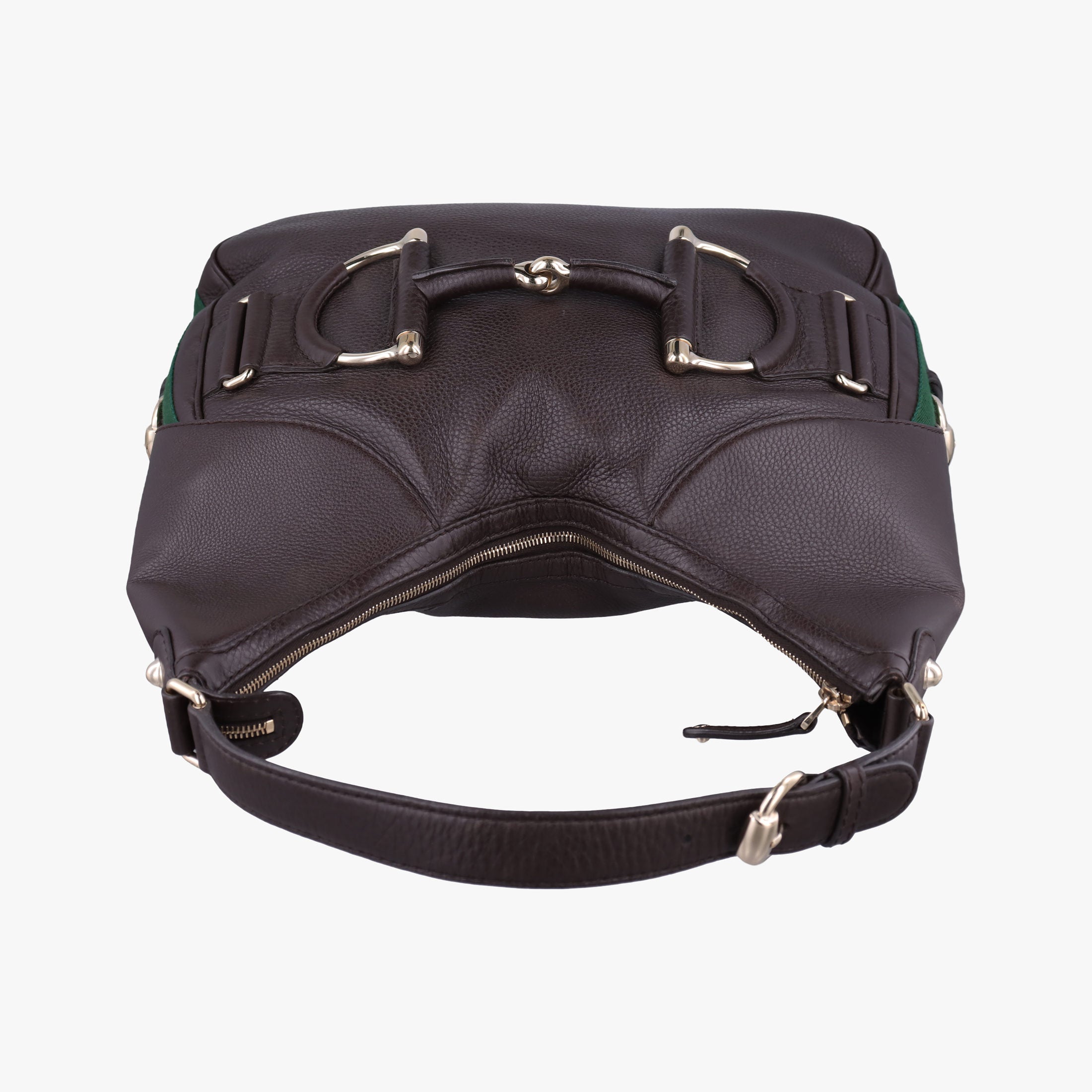Secondhand Gucci Horsebit Hobo Brown leather 247602 shoulderbag | stylenewstar