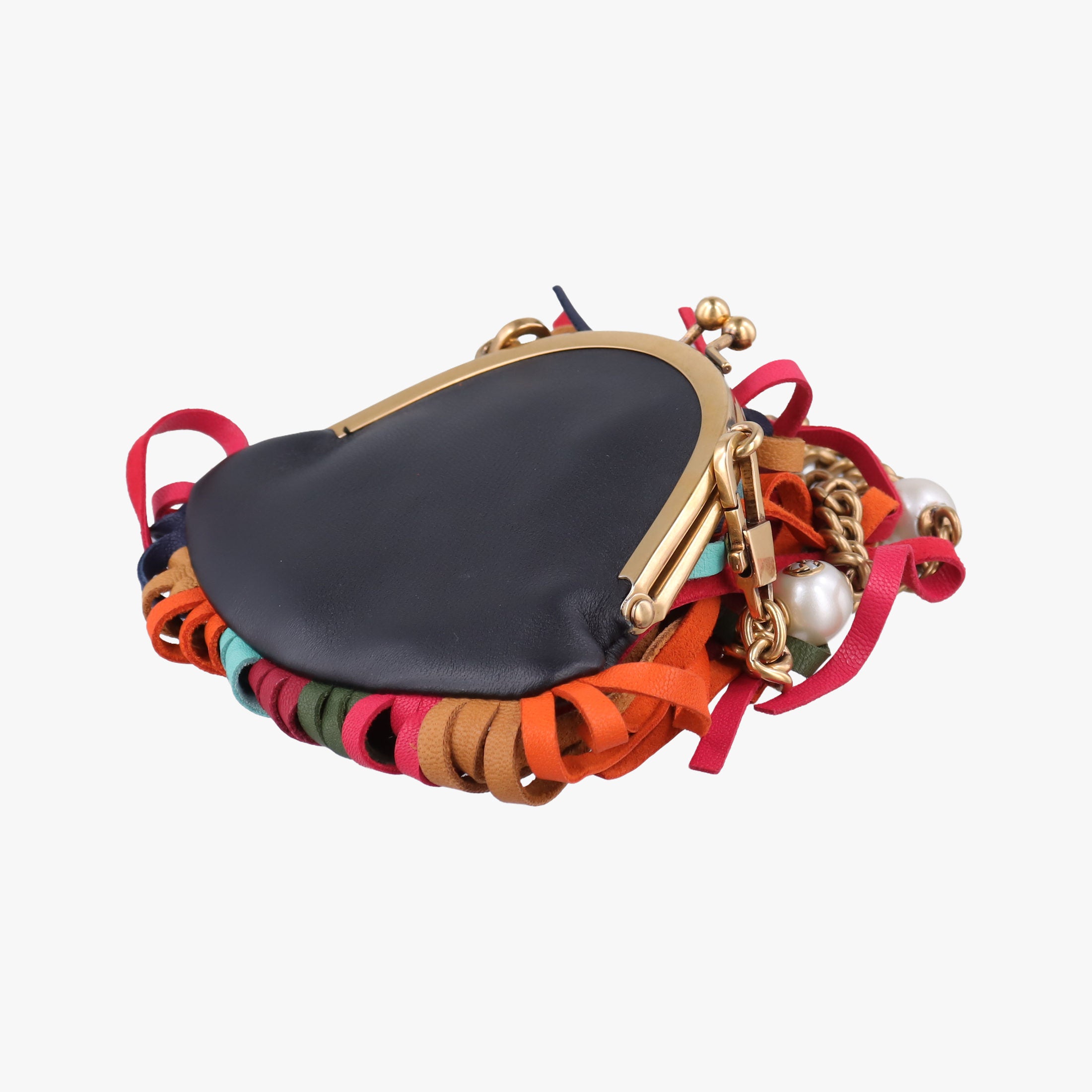 Secondhand Gucci Animalier Mini Frame Bag Black Leather 488428 shoulderbag | stylenewstar