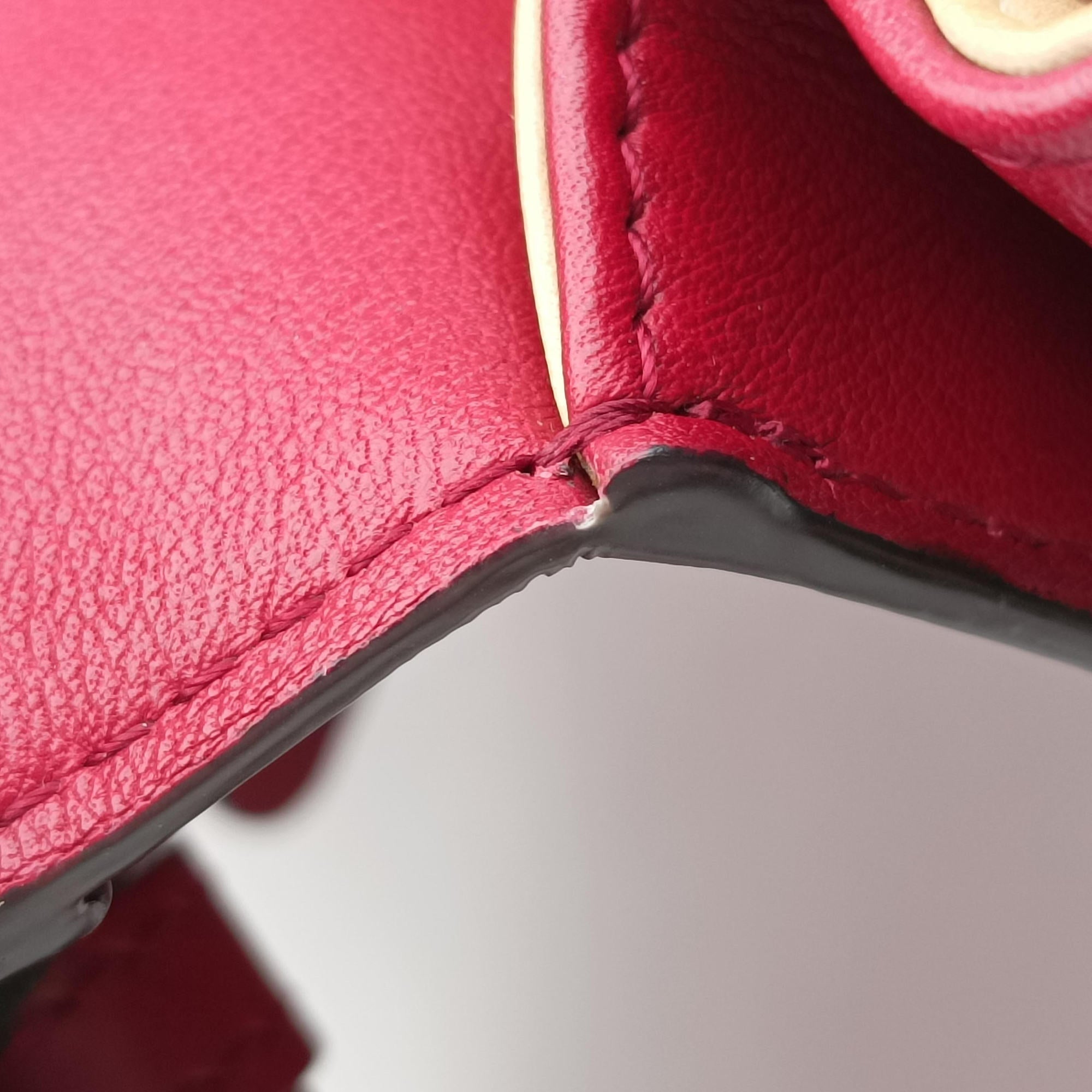 Secondhand Delvaux Tampete Burgundy Leather  shoulderbag | stylenewstar