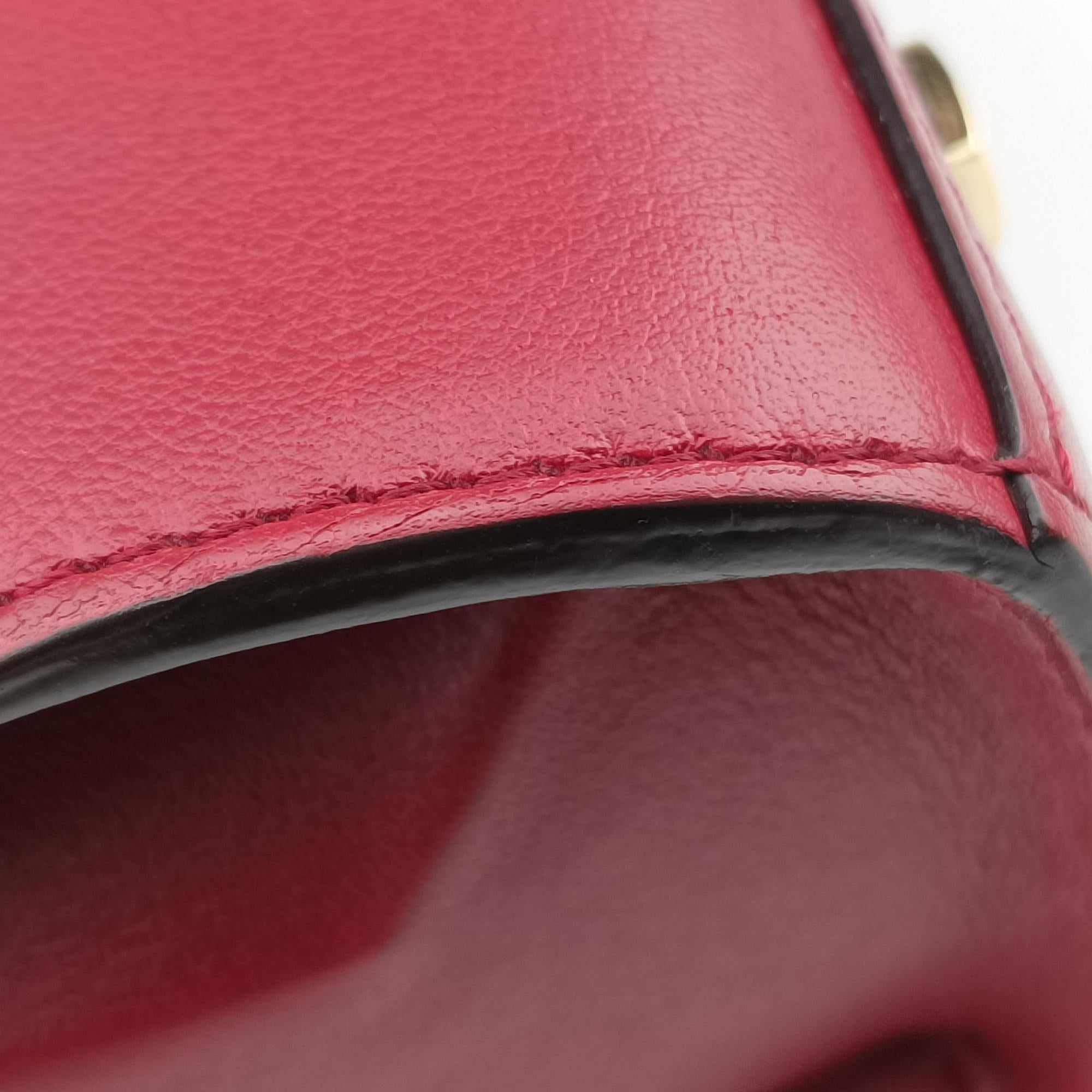 Secondhand Delvaux Tampete Burgundy Leather  shoulderbag | stylenewstar