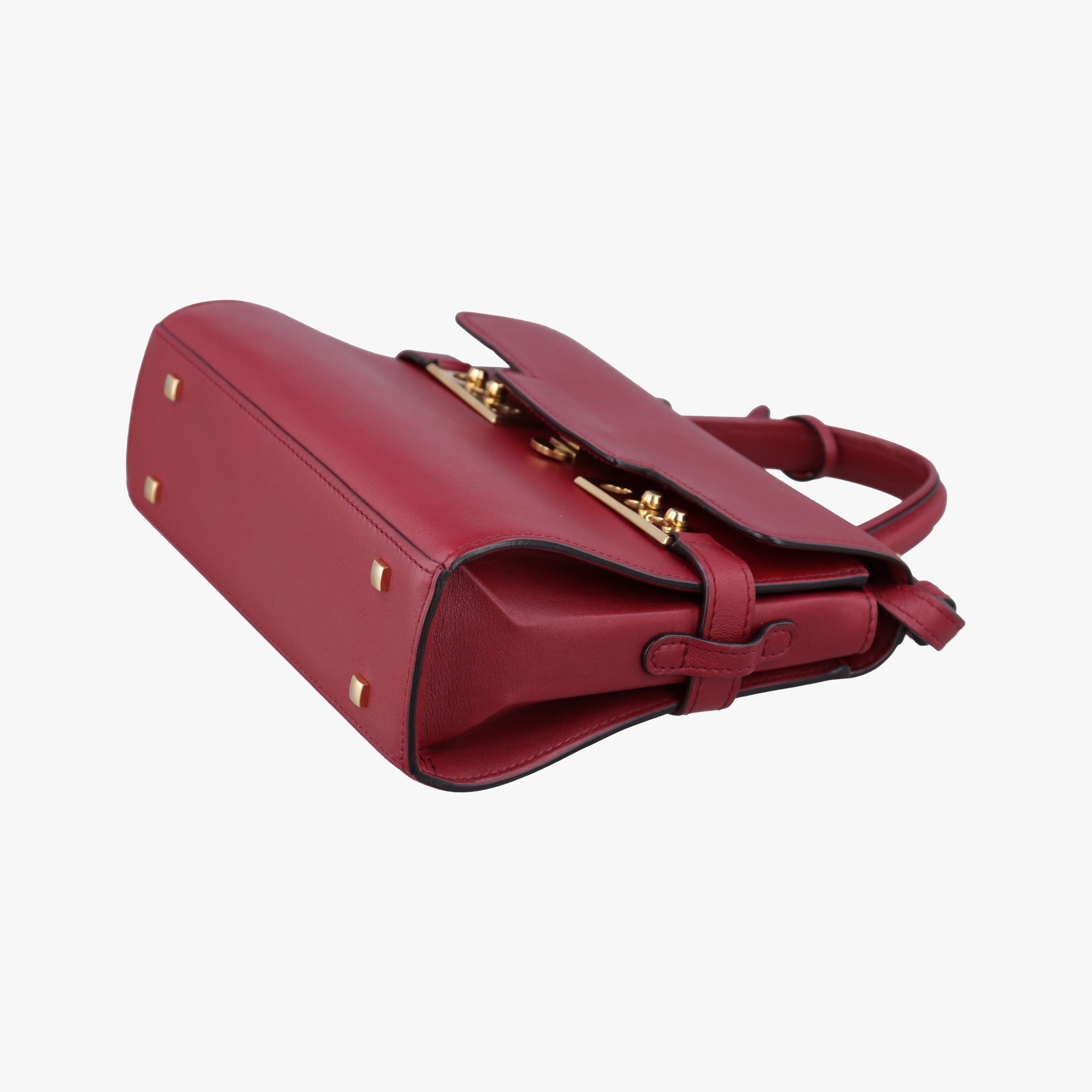 Secondhand Delvaux Tampete Burgundy Leather  shoulderbag | stylenewstar