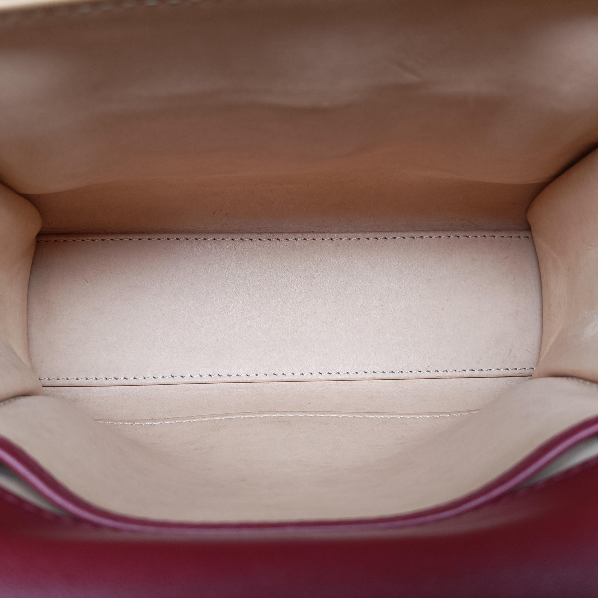 Secondhand Delvaux Tampete Burgundy Leather  shoulderbag | stylenewstar