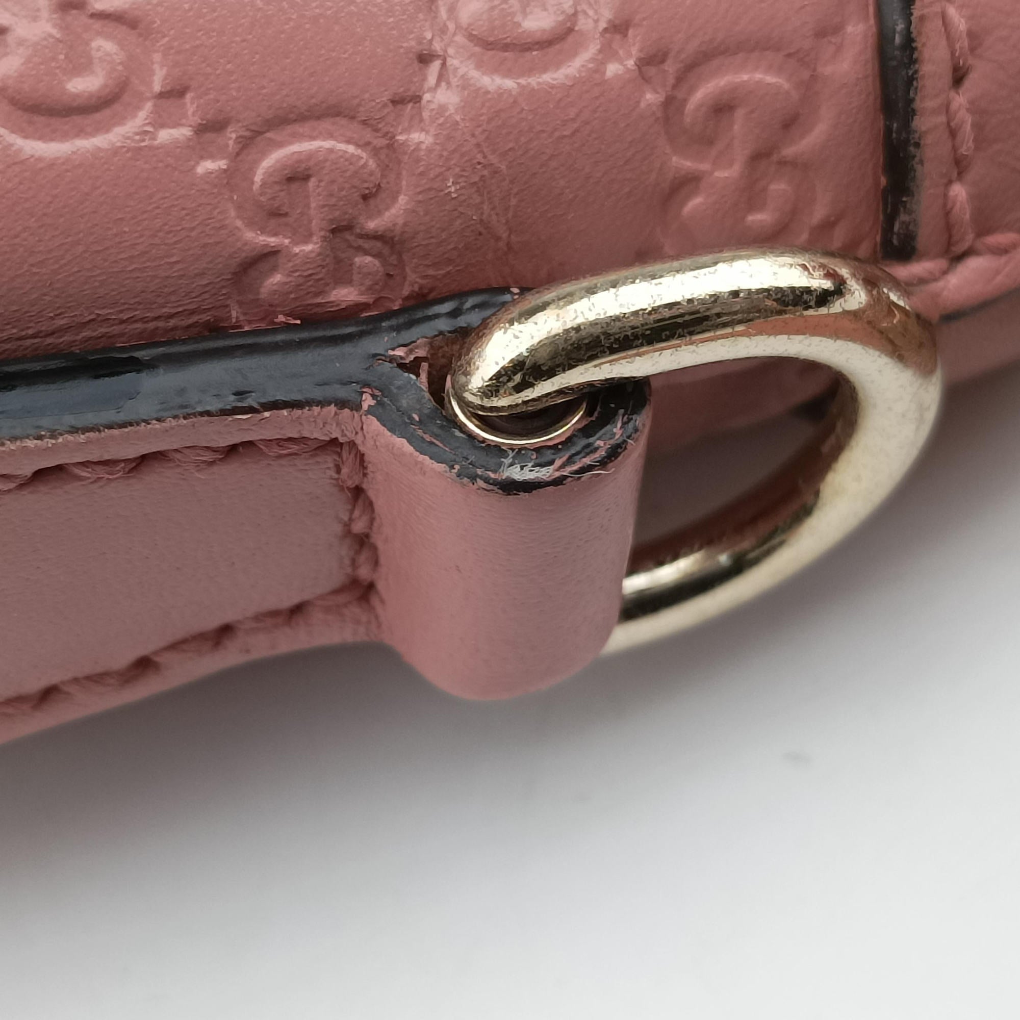 Pre-owned Gucci Microguccissima Pink Leather 449655 handbag | stylenewstar