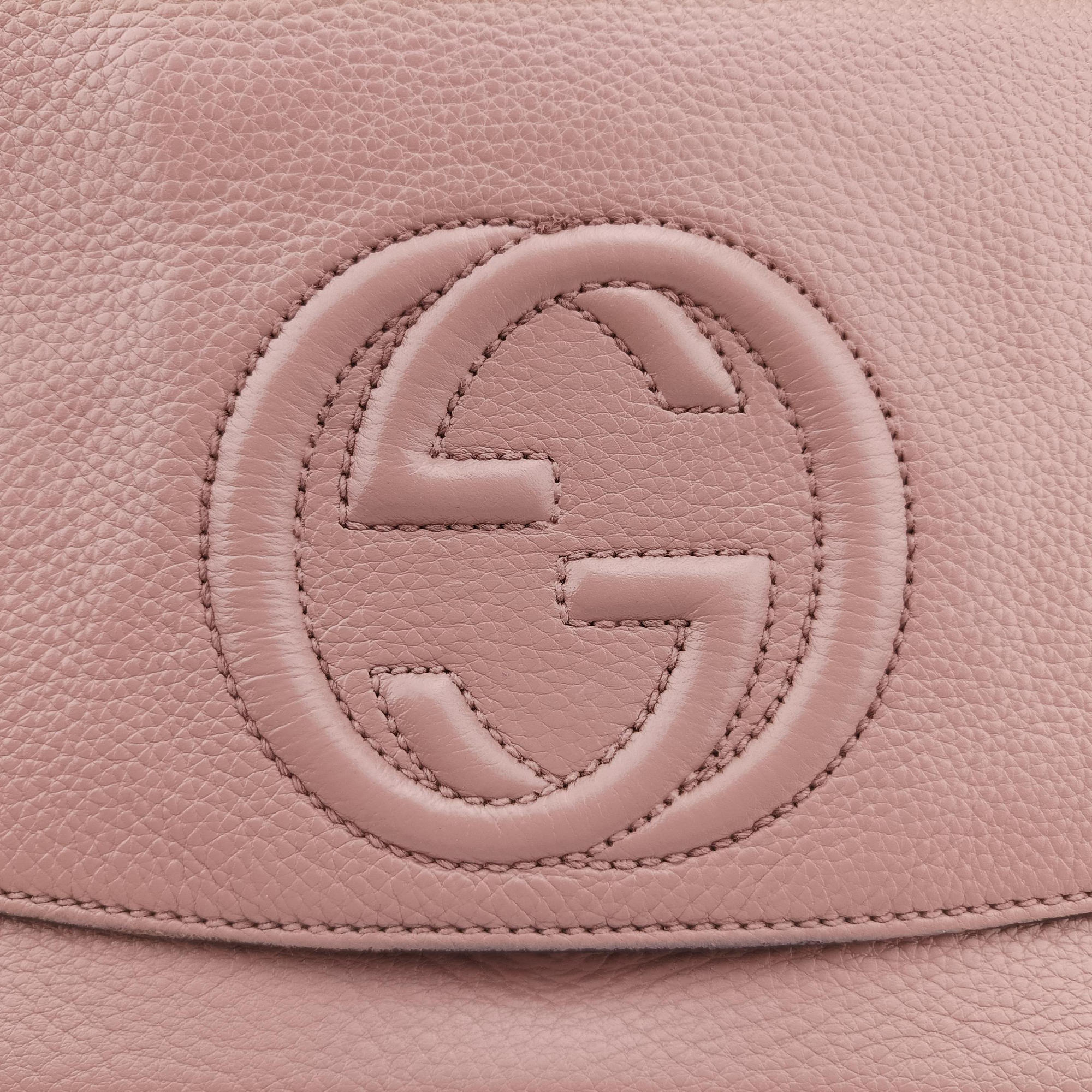 Secondhand Gucci SOHO Pink Leather 336752 shoulderbag | stylenewstar