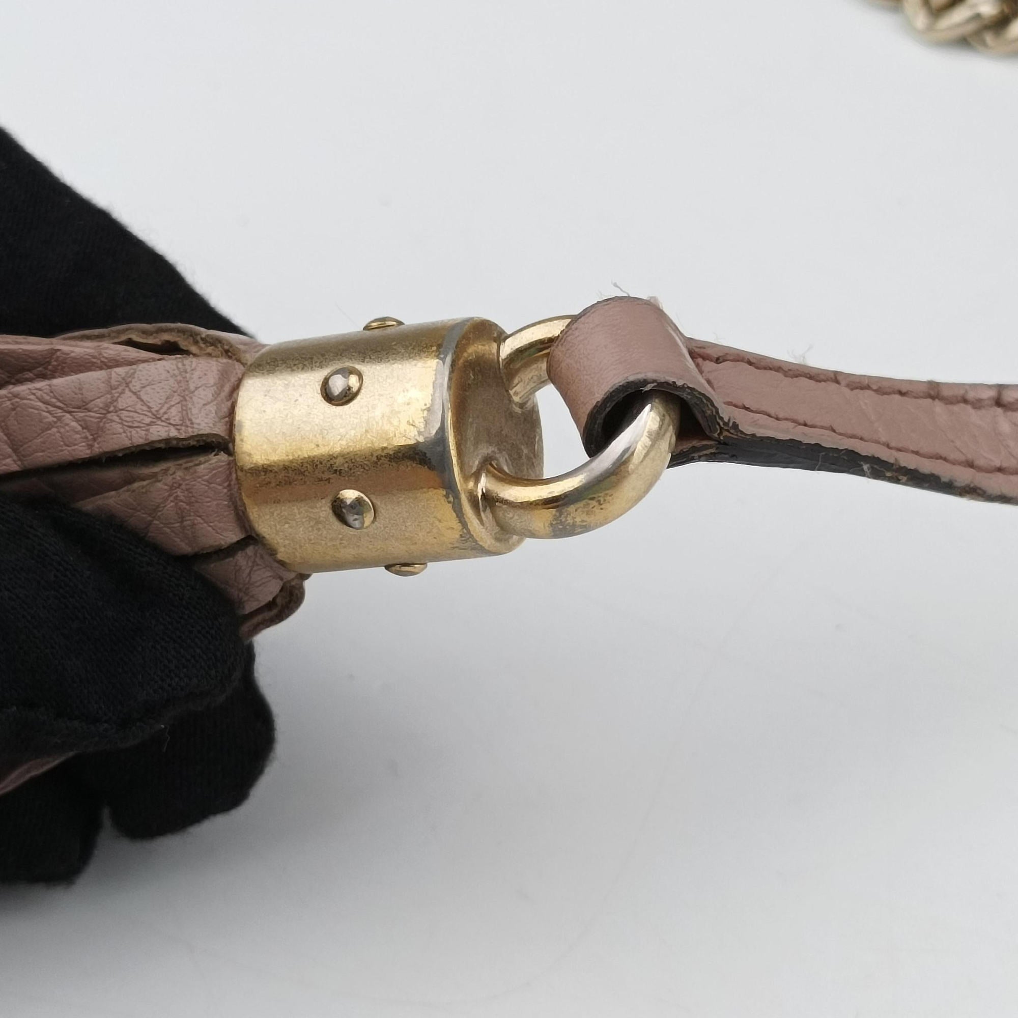 Secondhand Gucci SOHO Pink Leather 336752 shoulderbag | stylenewstar