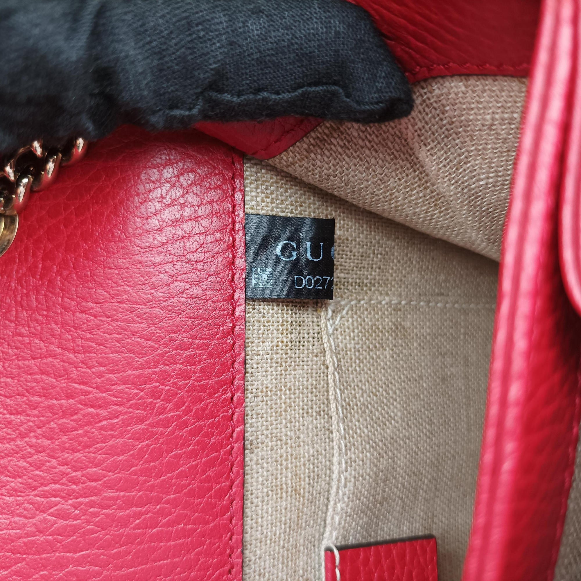 Pre-owned Gucci Interlocking G Red Leather 510304 shoulderbag | stylenewstar