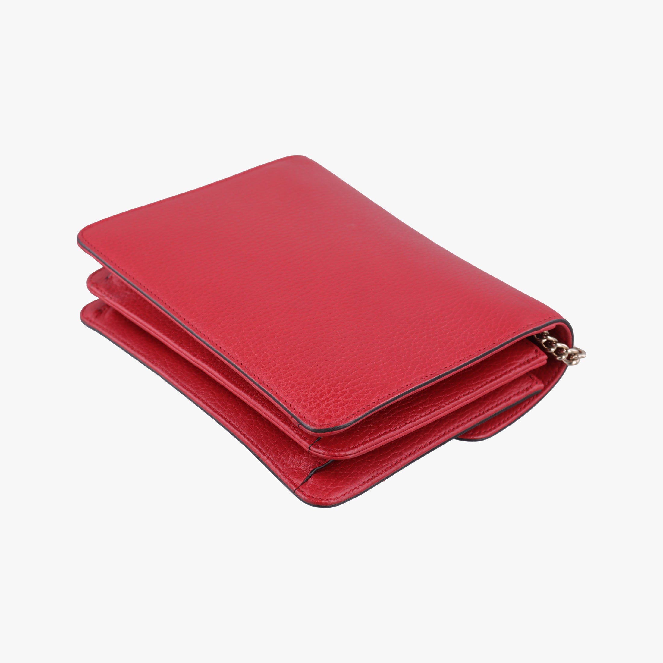 Pre-owned Gucci Interlocking G Red Leather 510304 shoulderbag | stylenewstar