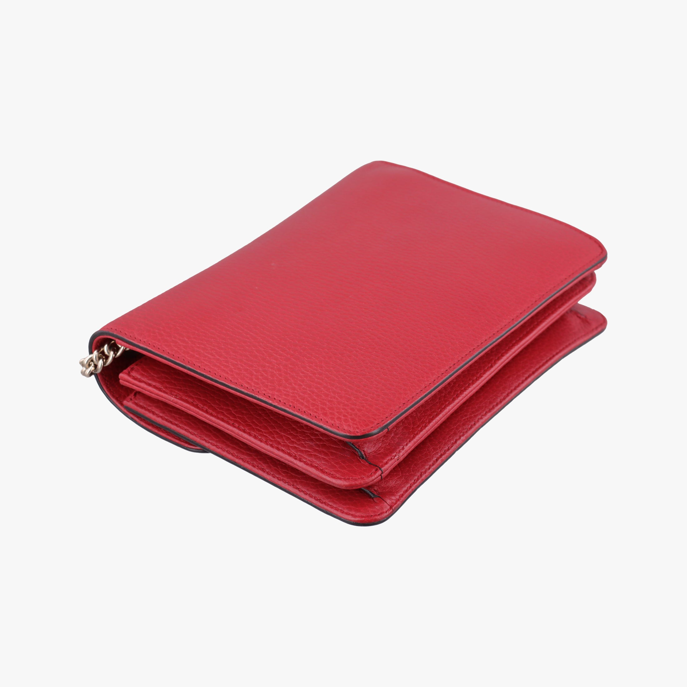 Pre-owned Gucci Interlocking G Red Leather 510304 shoulderbag | stylenewstar