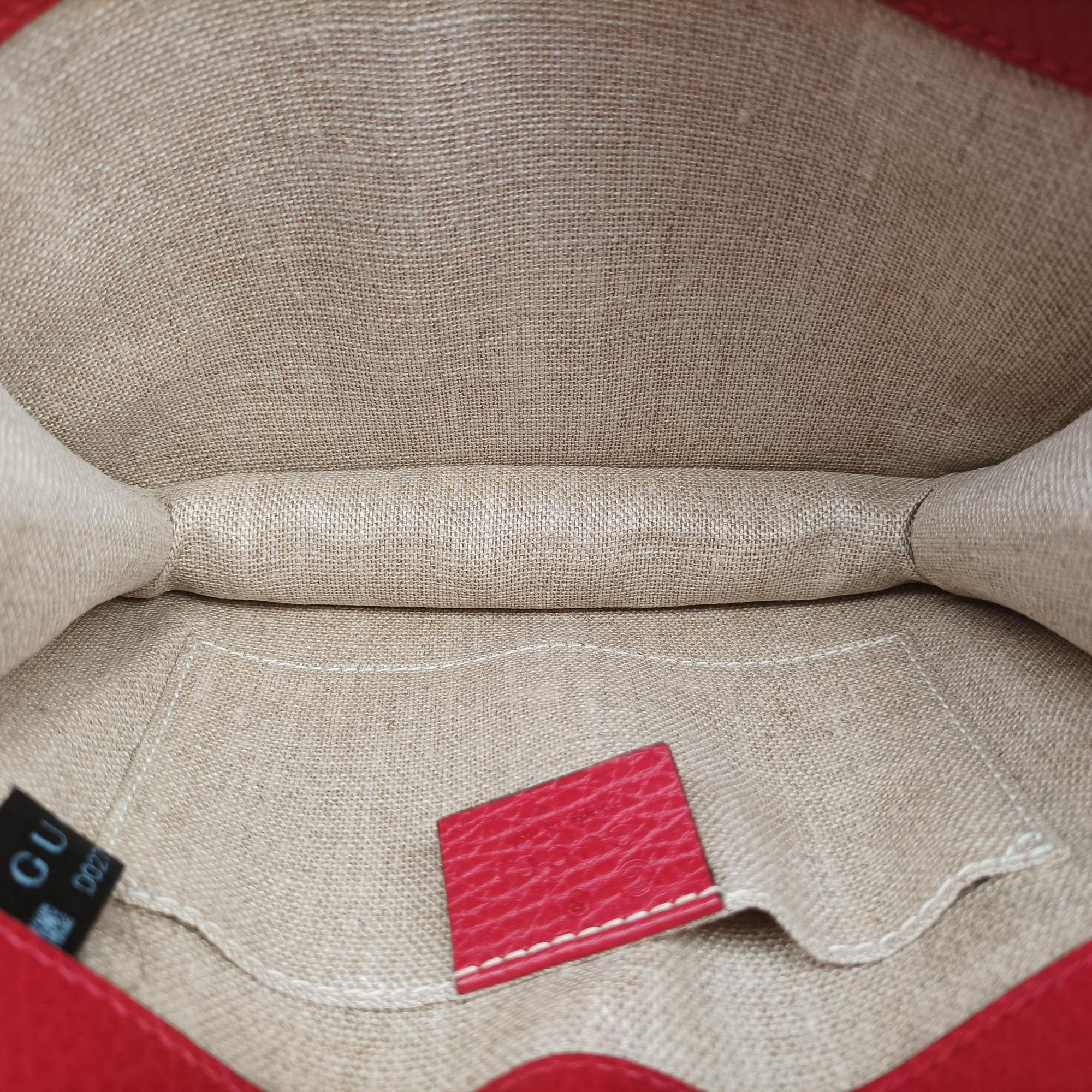 Pre-owned Gucci Interlocking G Red Leather 510304 shoulderbag | stylenewstar