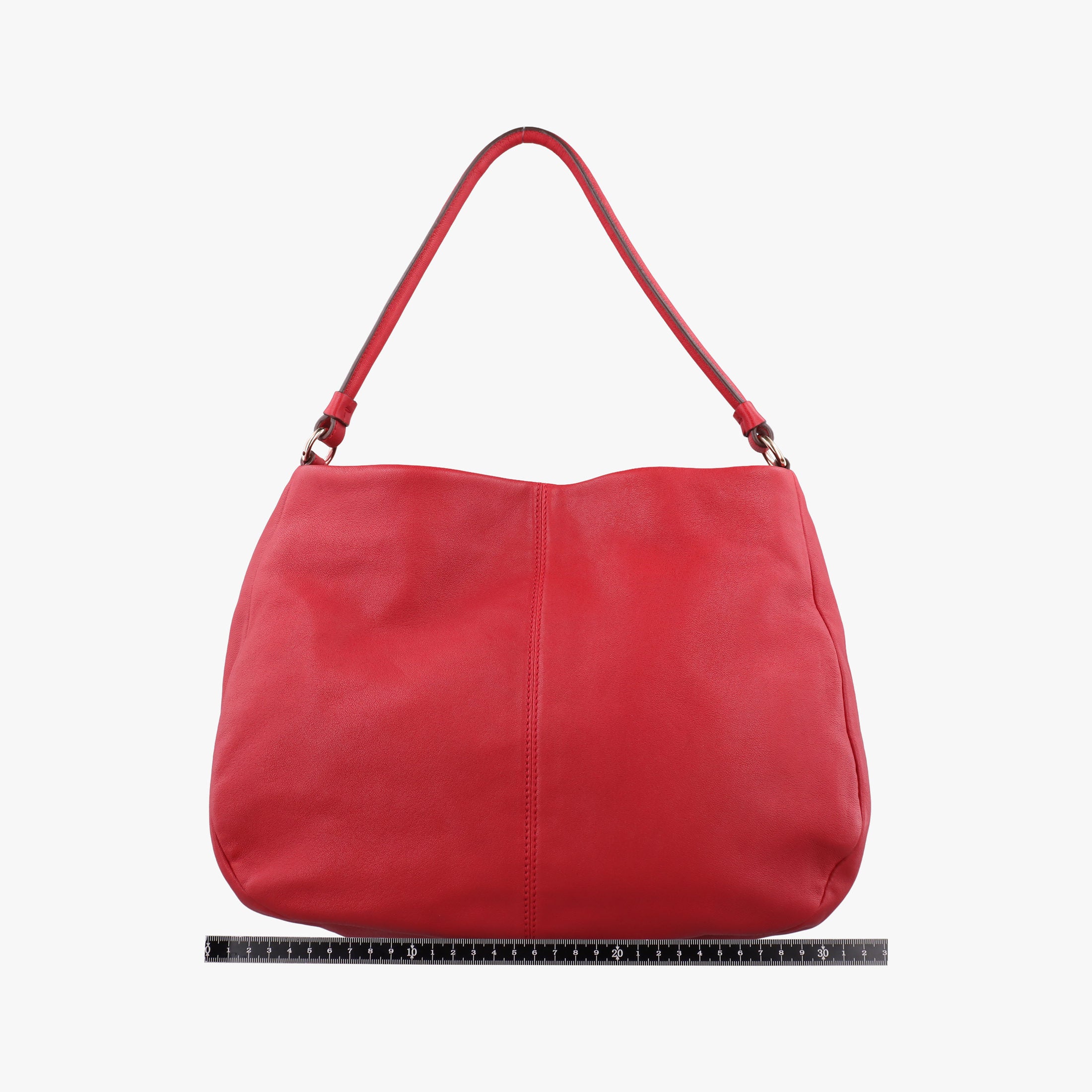 Pre-owned Ferragamo Vara Ribbon Red calfskin  shoulderbag | stylenewstar