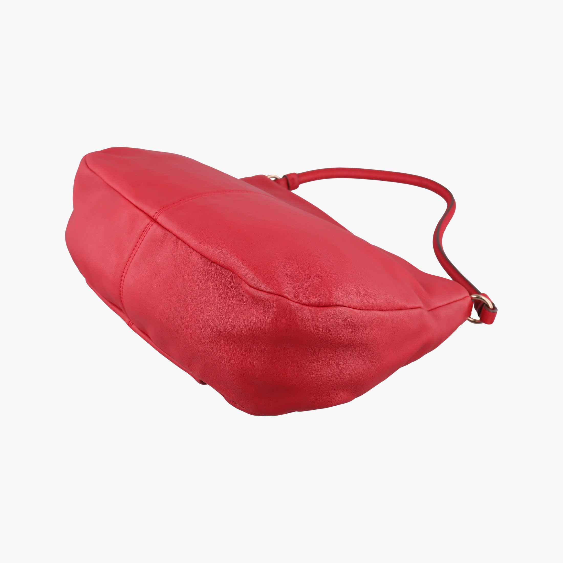 Pre-owned Ferragamo Vara Ribbon Red calfskin  shoulderbag | stylenewstar