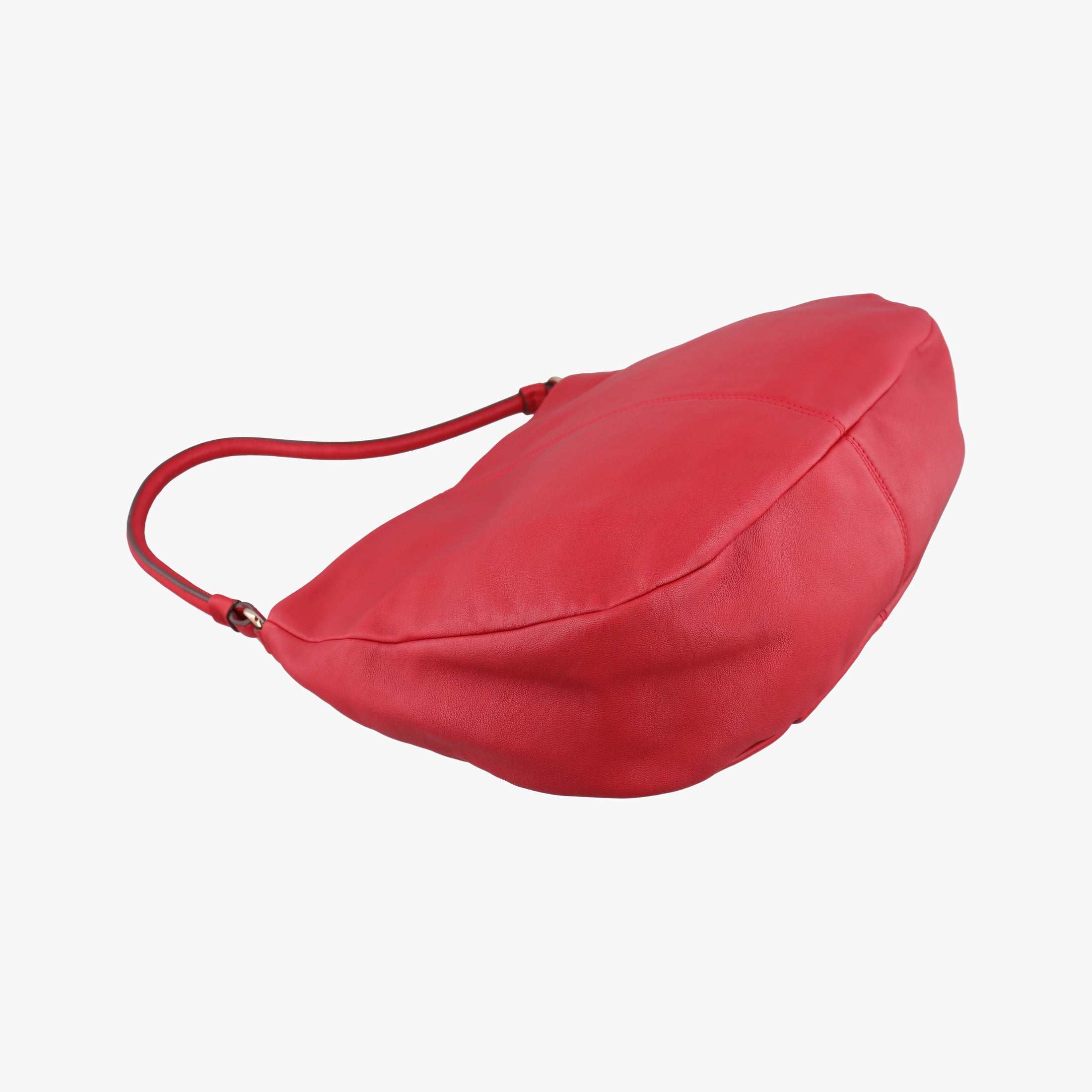 Pre-owned Ferragamo Vara Ribbon Red calfskin  shoulderbag | stylenewstar