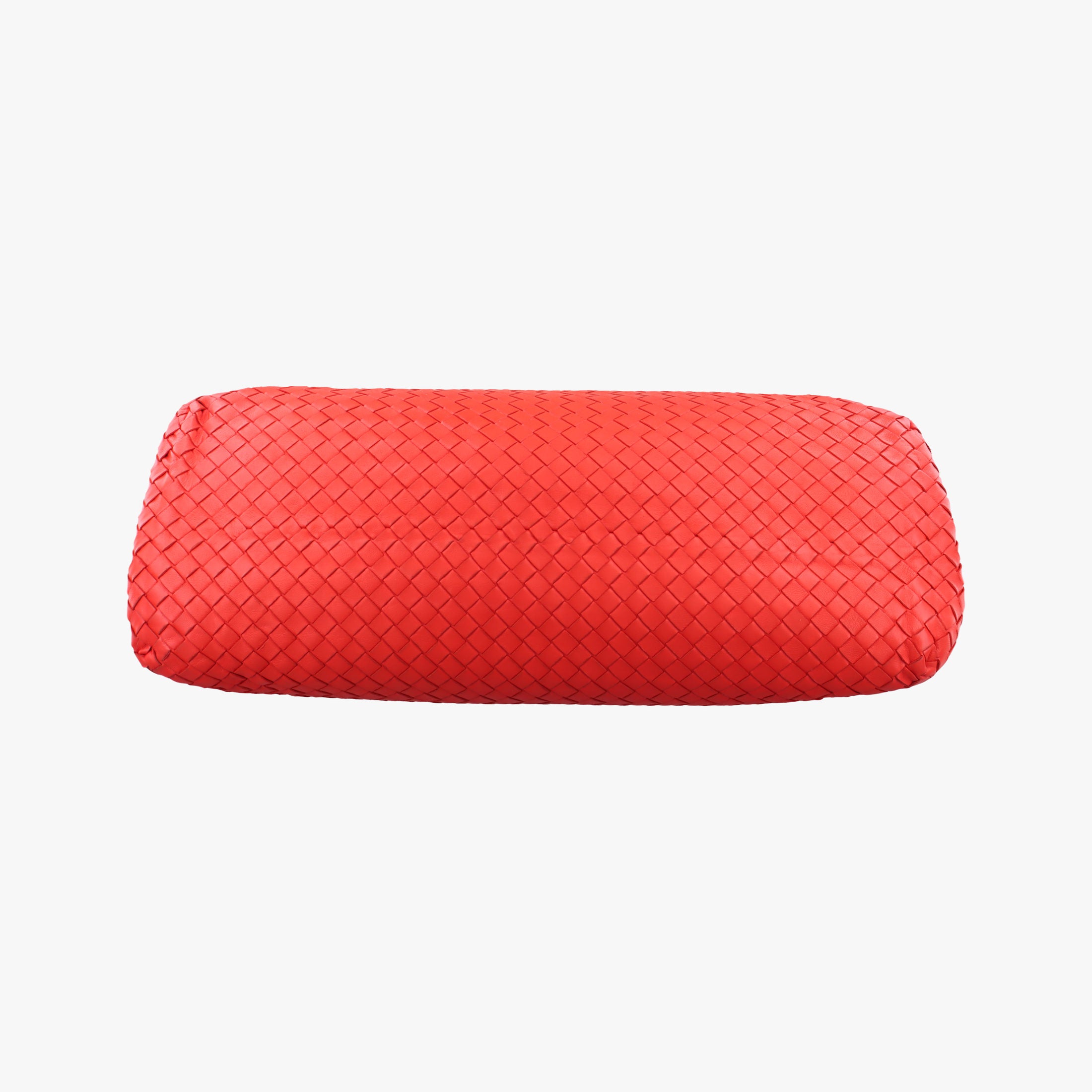 Pre-owned Bottega Veneta Intrecciato Red lambskin  shoulderbag | stylenewstar