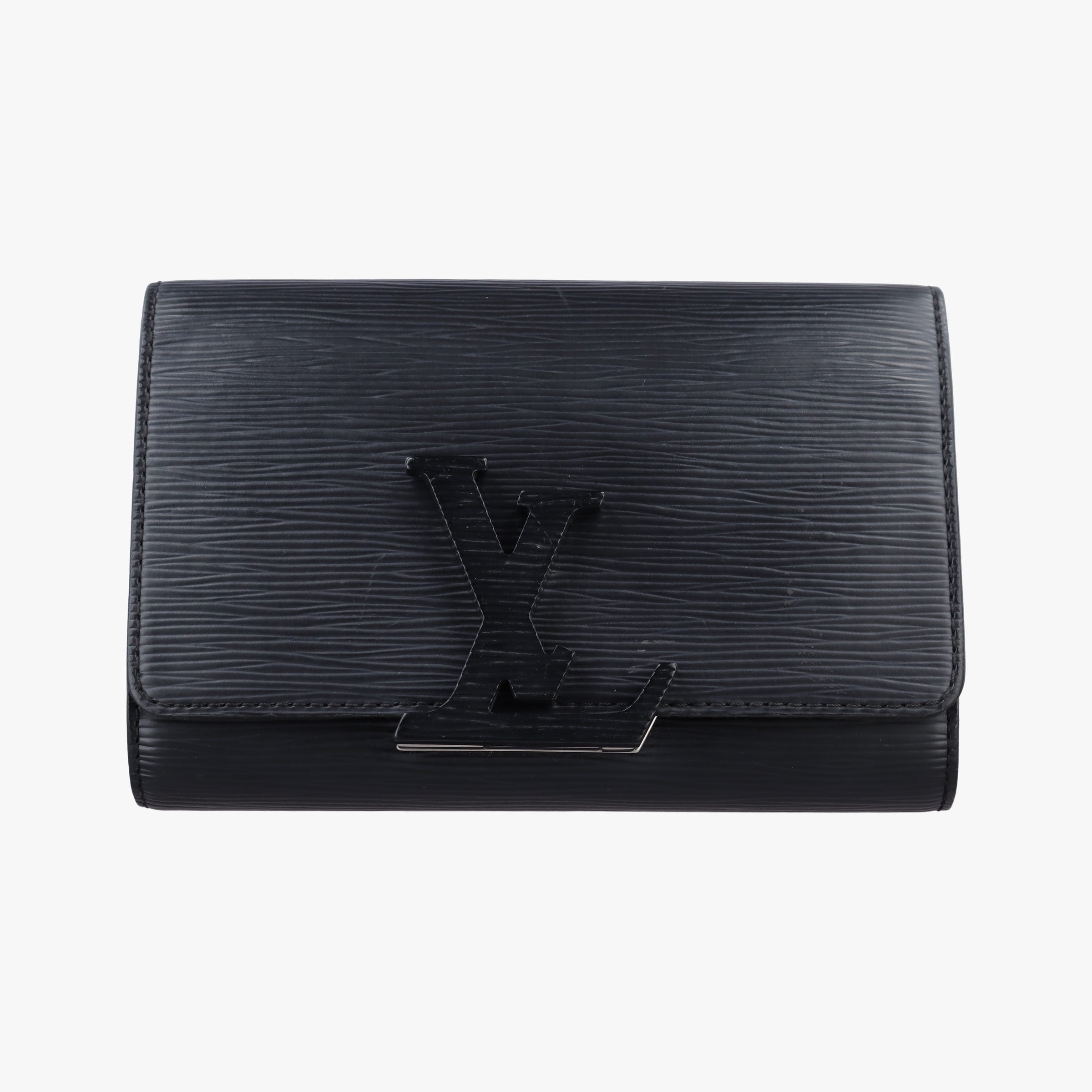 Pre-owned Louis Vuitton Pochette Louise PM Noir Epi M41275 clutchbag | stylenewstar