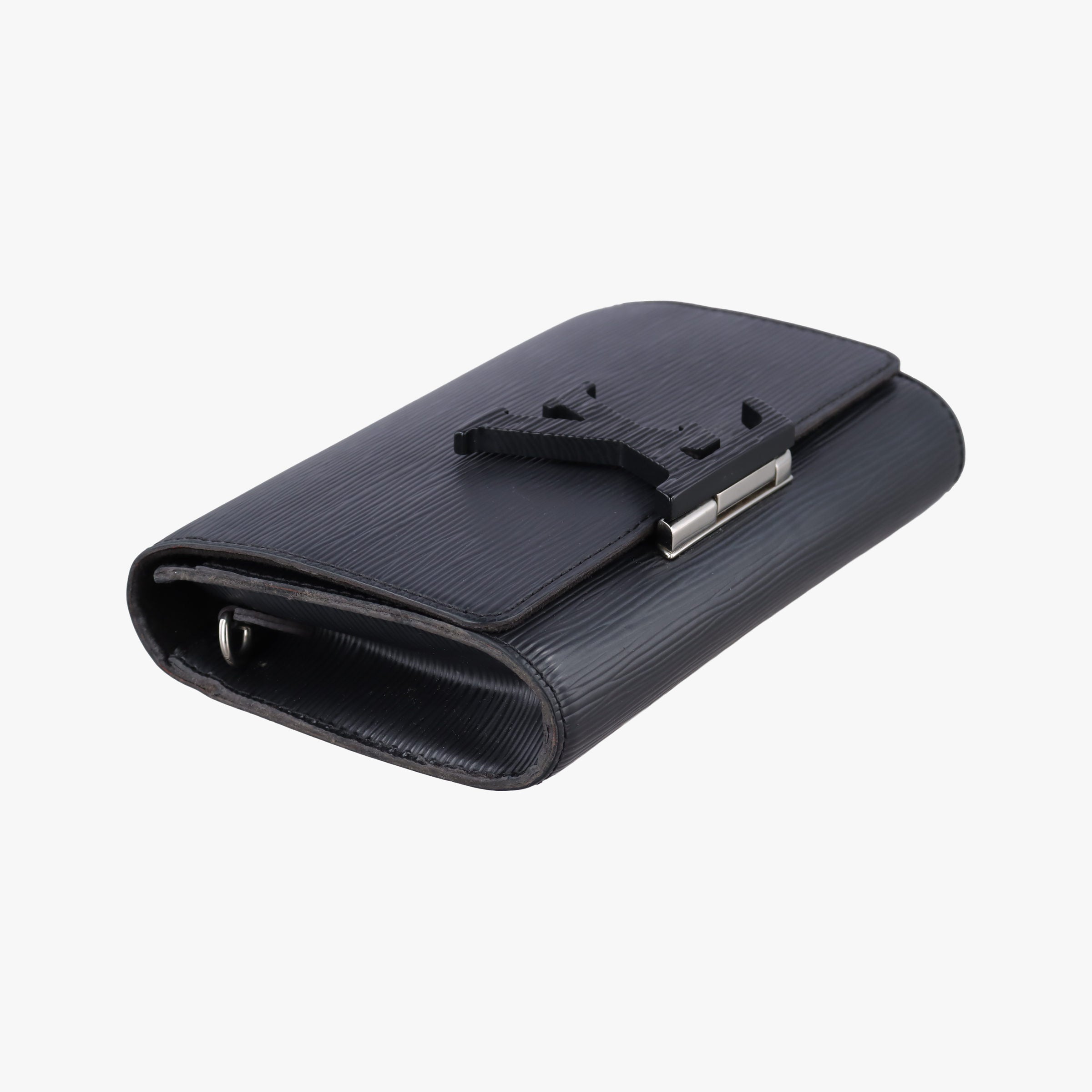 Pre-owned Louis Vuitton Pochette Louise PM Noir Epi M41275 clutchbag | stylenewstar