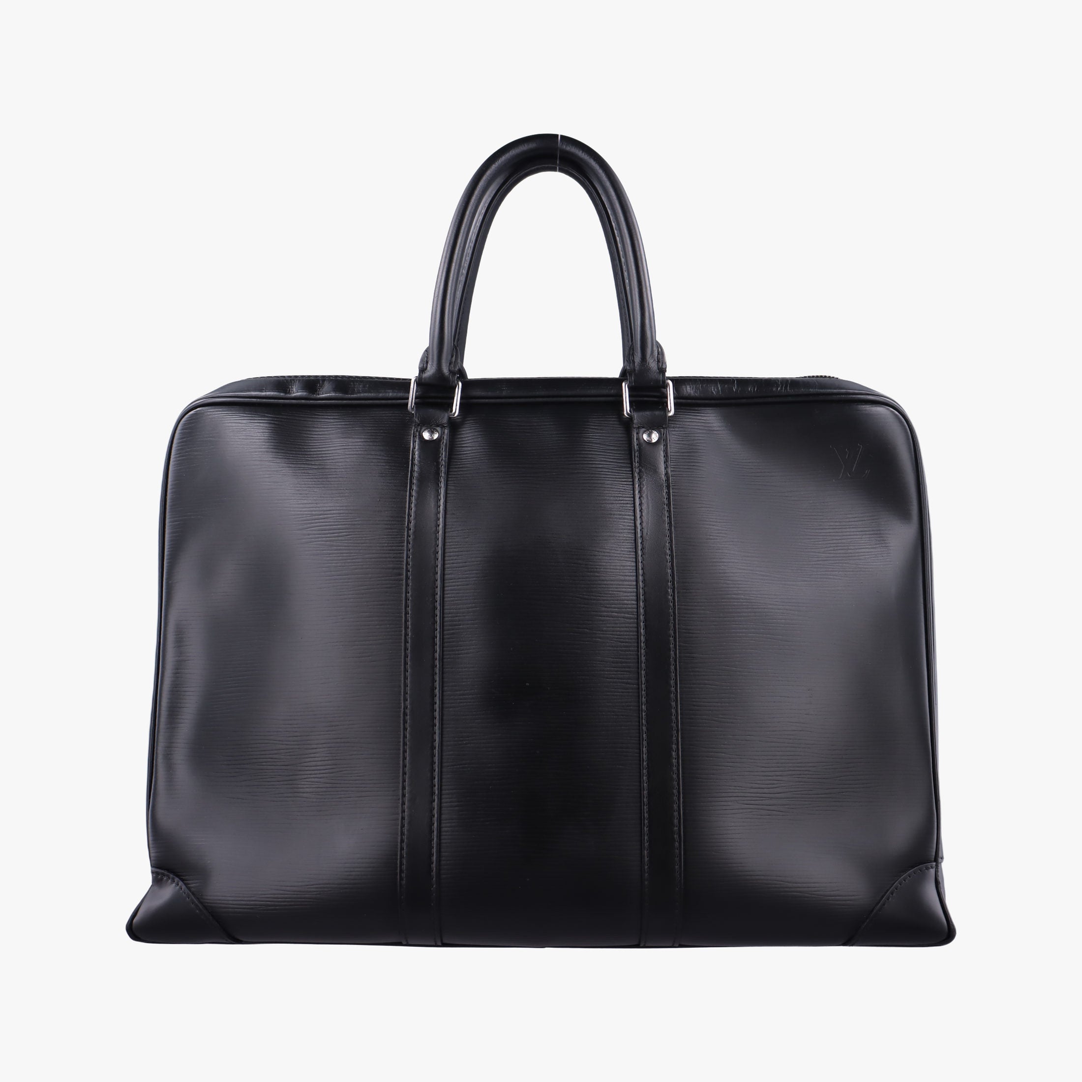 Pre-owned Louis Vuitton Porto Document Voyage Black Epi M59162 handbag | stylenewstar