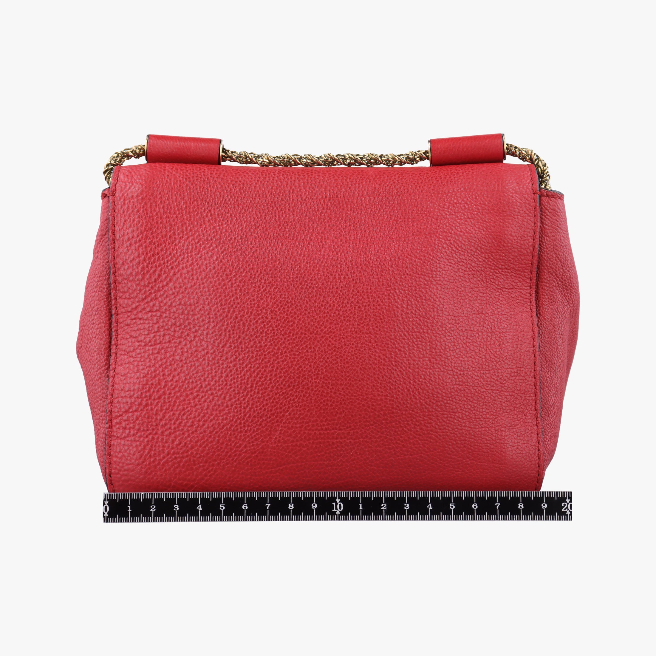 Pre-owned Chloe Elsie Red Leather  shoulderbag | stylenewstar
